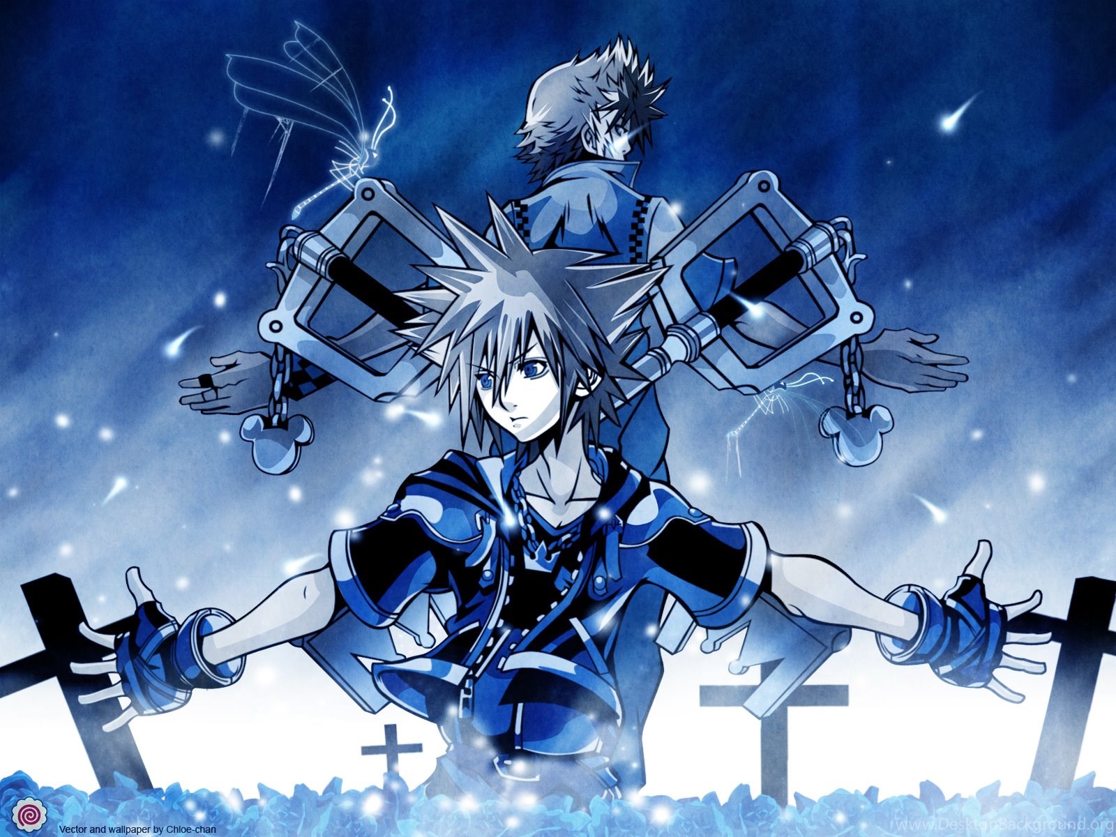 Kingdom Hearts Keyblades Wallpapers