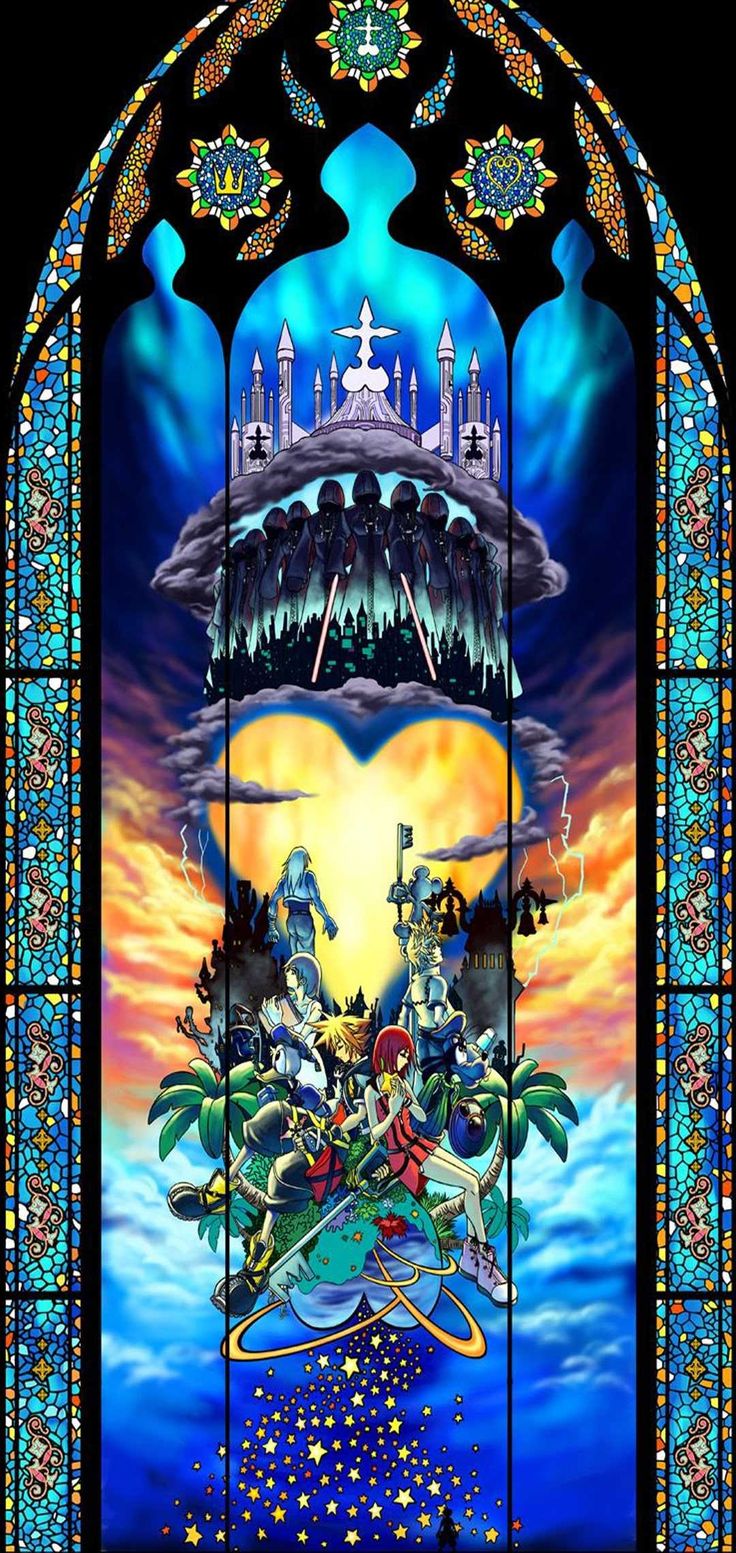 Kingdom Hearts Stained Glass Wallpapers