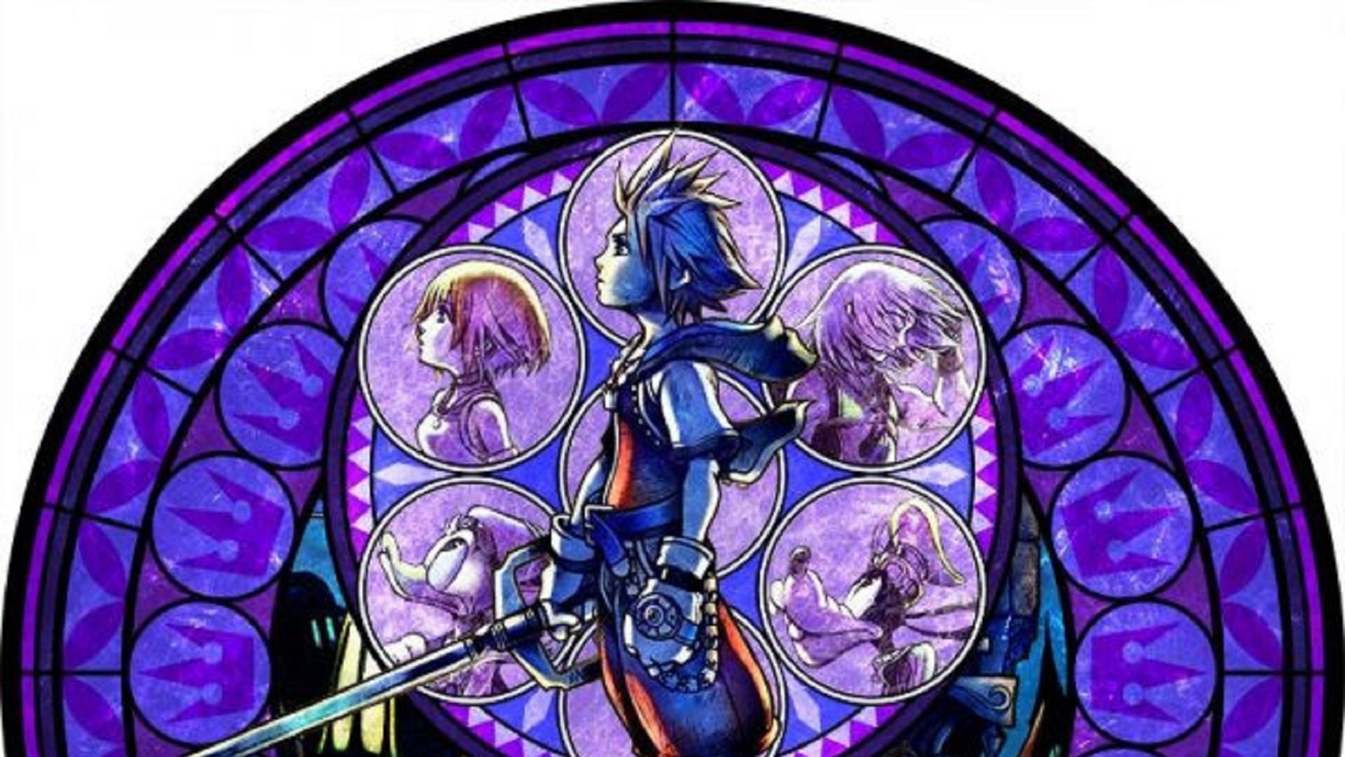 Kingdom Hearts Stained Glass Wallpapers