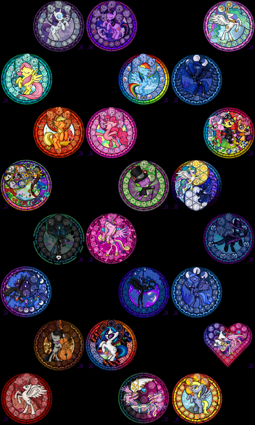 Kingdom Hearts Stained Glass Wallpapers