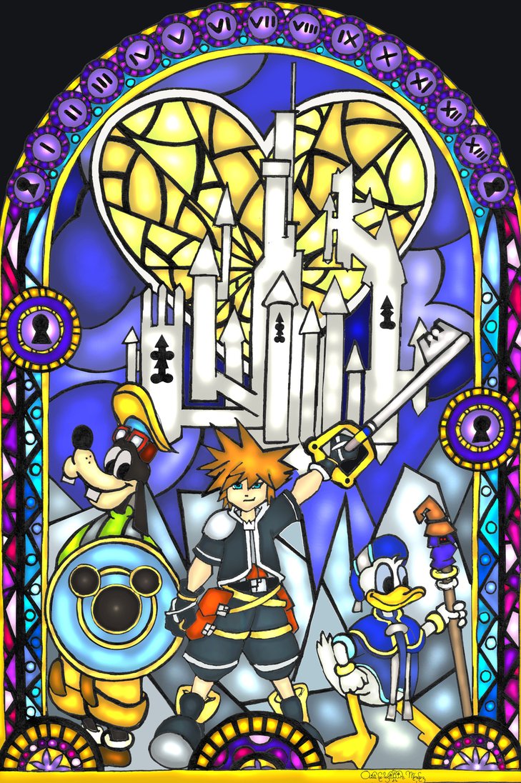 Kingdom Hearts Stained Glass Wallpapers