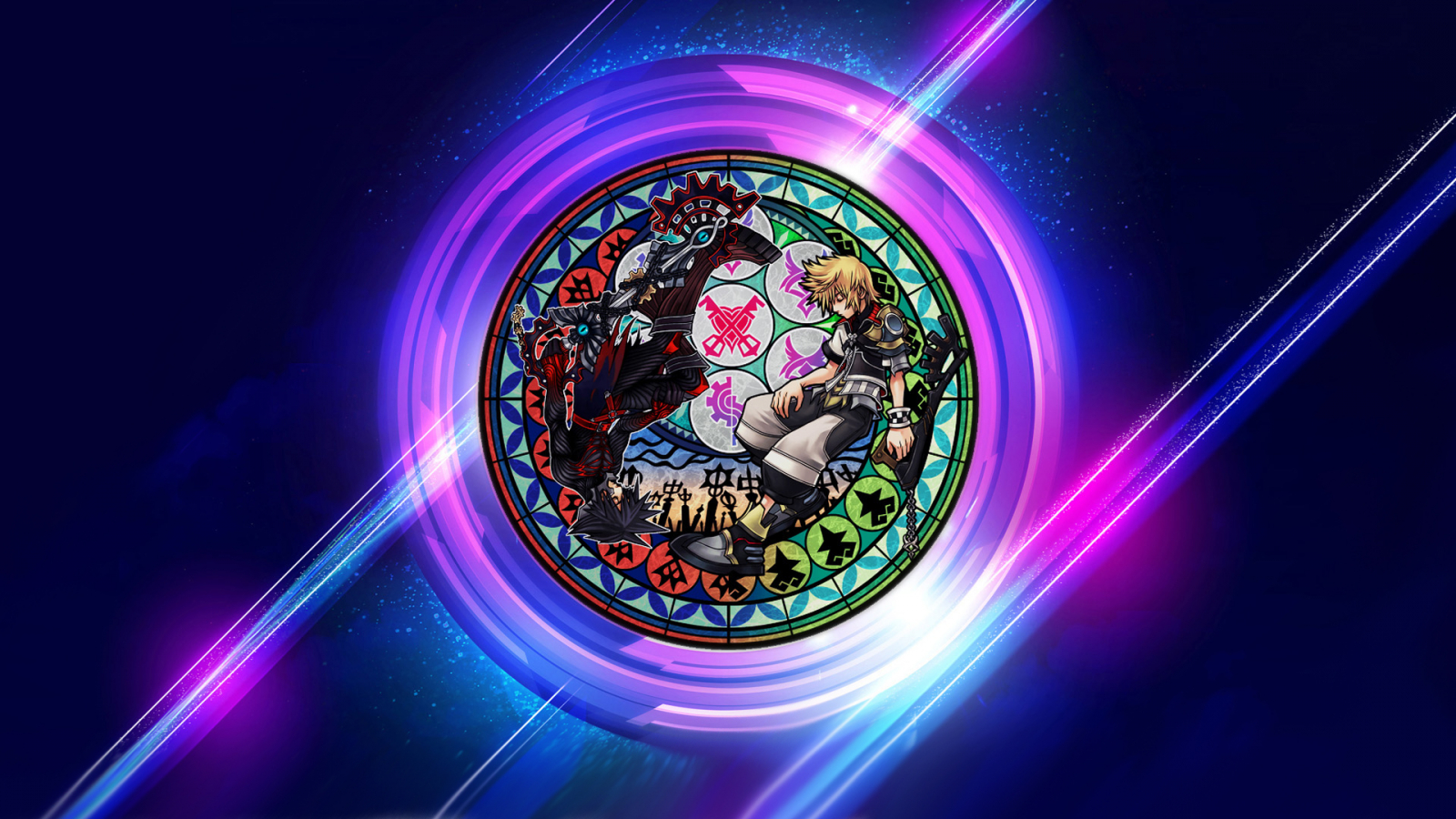 Kingdom Hearts Stained Glass Wallpapers