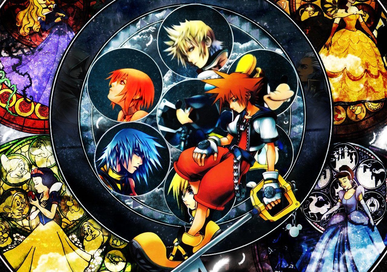 Kingdom Hearts Stained Glass Wallpapers