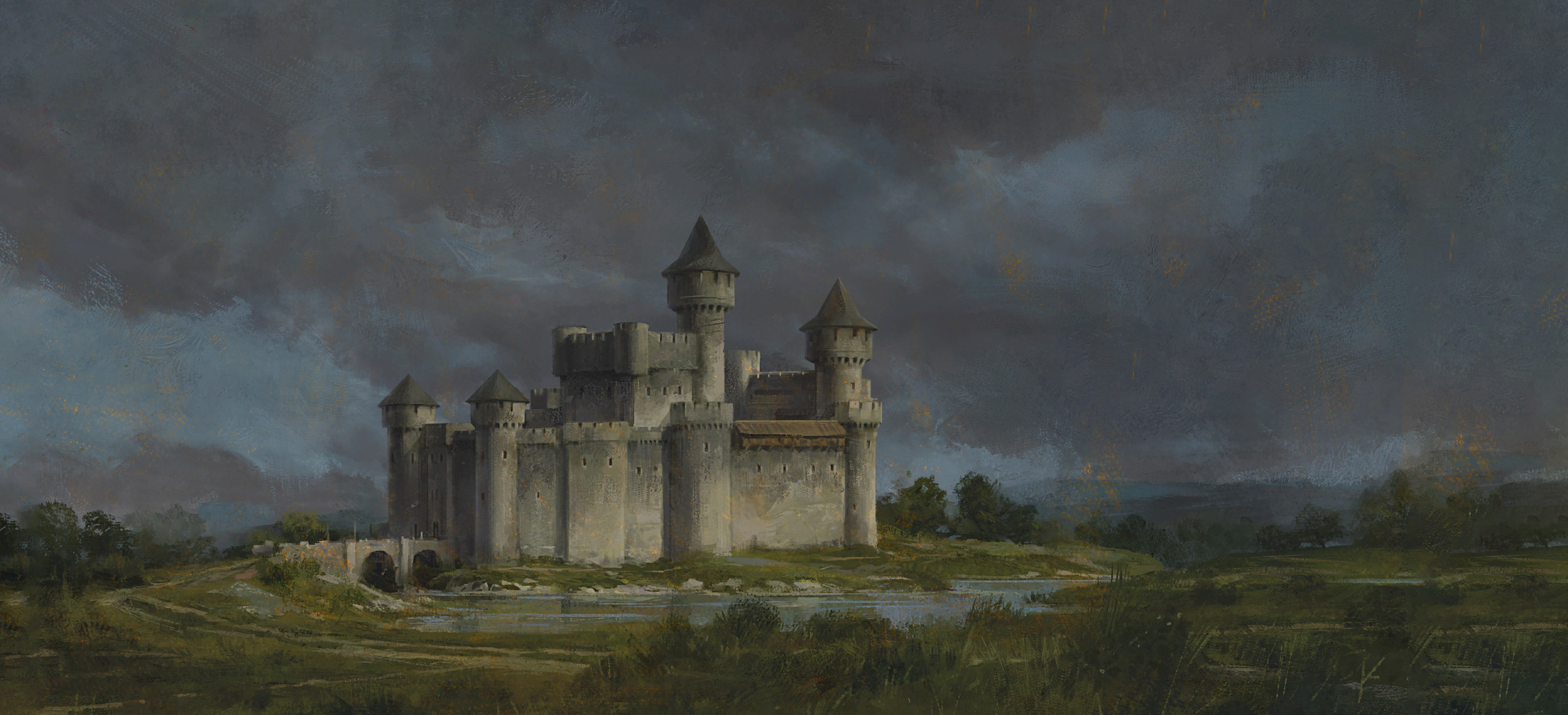 Kings Castle Painting Wallpapers