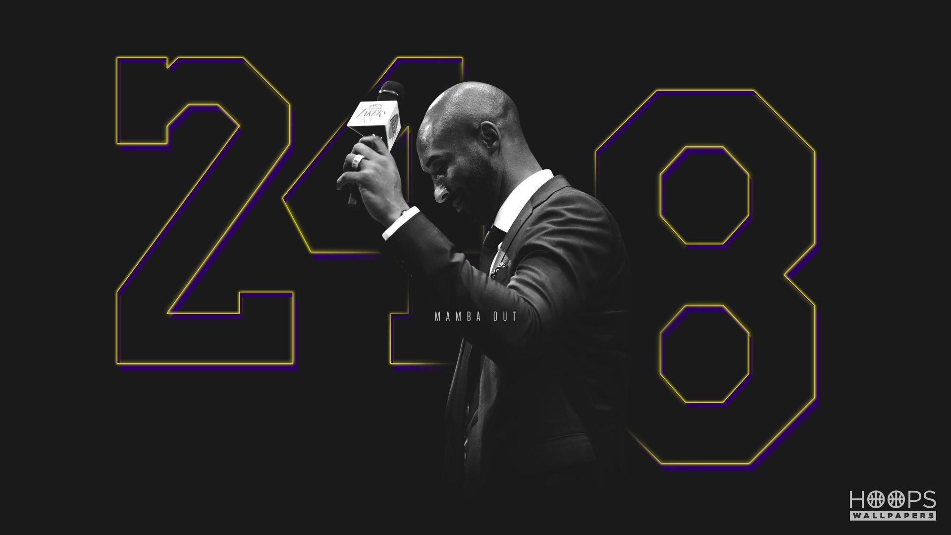 Kobe Bryant Black And White Wallpapers