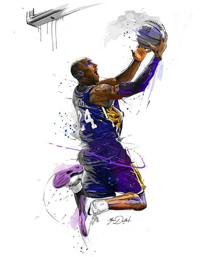 Kobe Drawing Cartoon Wallpapers