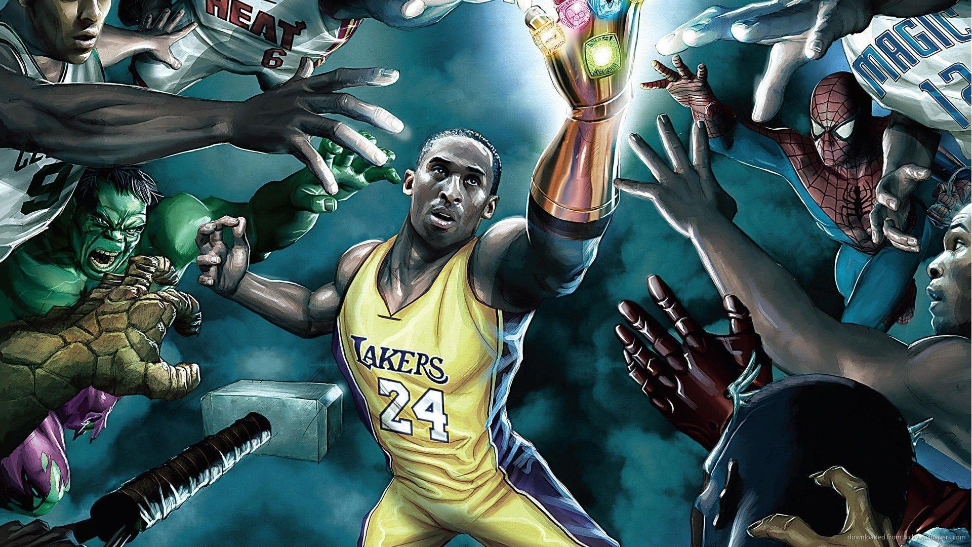 Kobe Drawing Cartoon Wallpapers