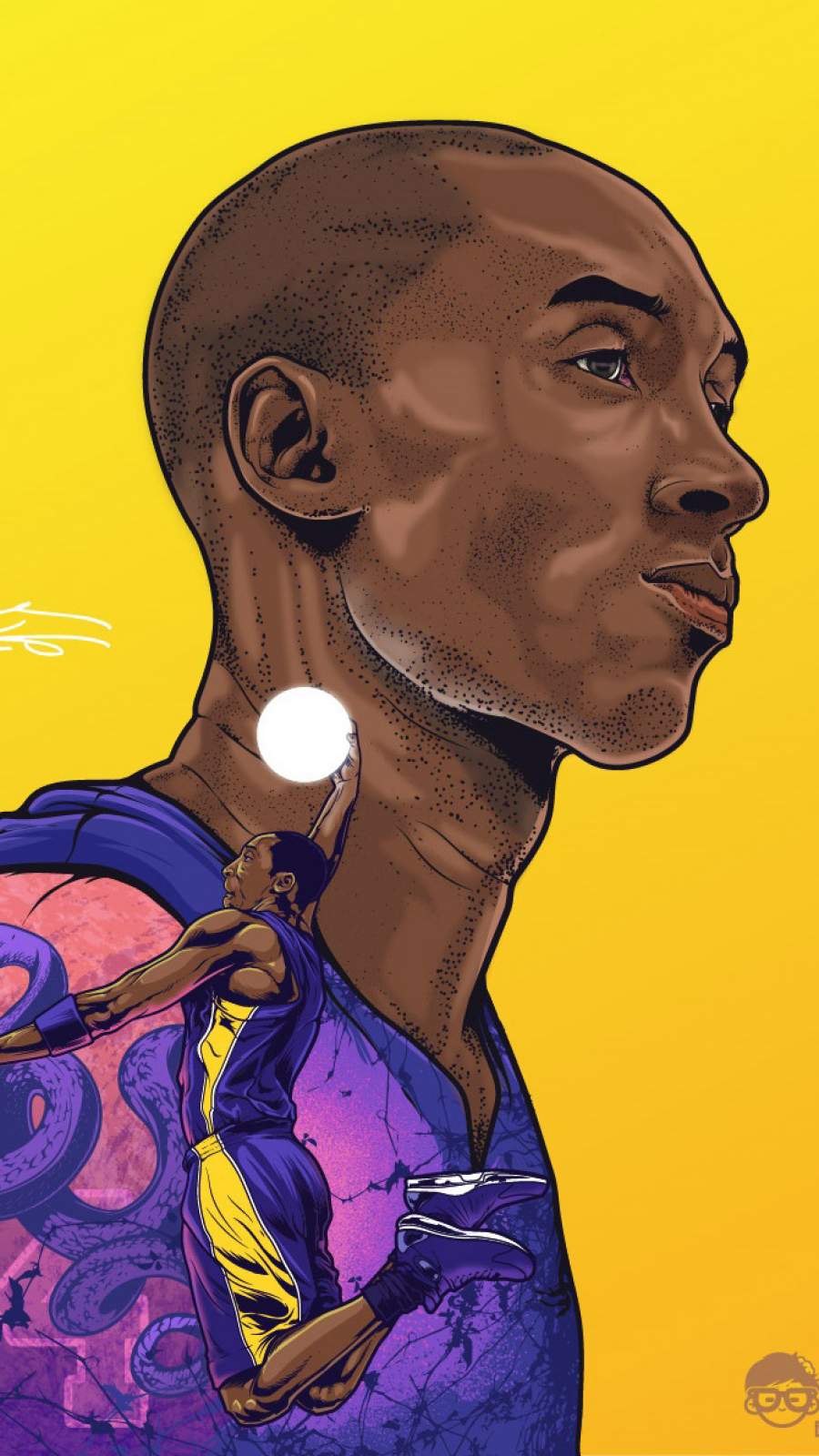 Kobe Drawing Cartoon Wallpapers