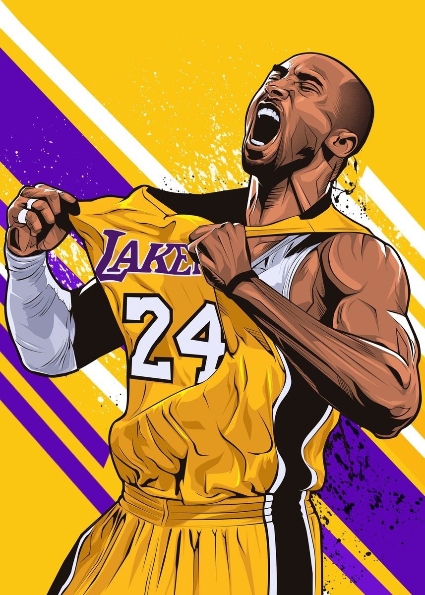 Kobe Drawing Cartoon Wallpapers