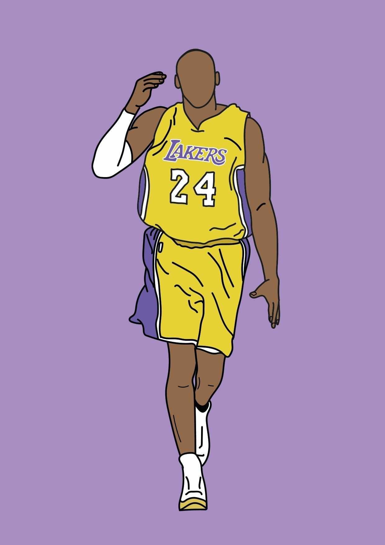 Kobe Drawing Cartoon Wallpapers