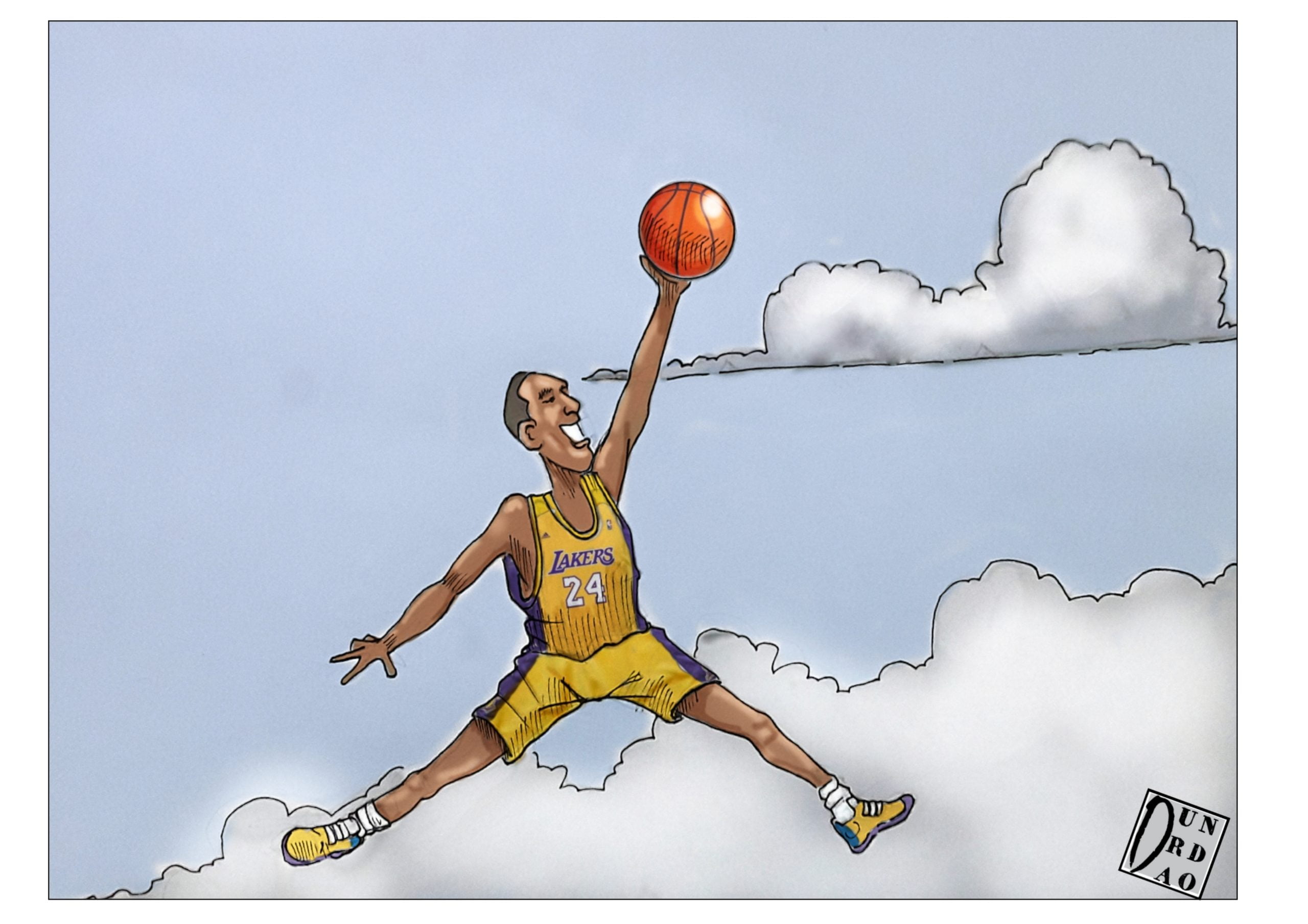 Kobe Drawing Cartoon Wallpapers