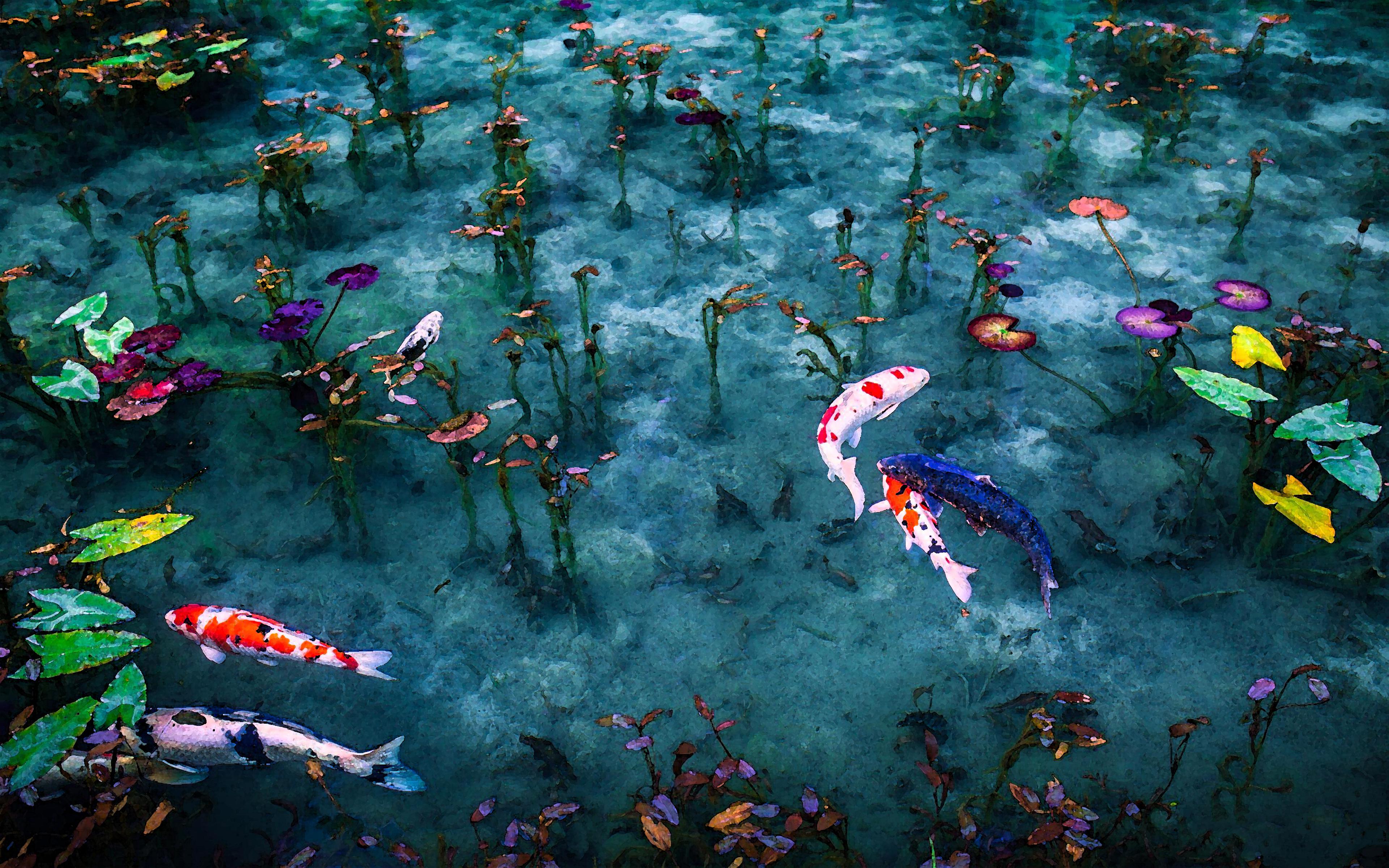 Koi Fish 4K Wallpapers