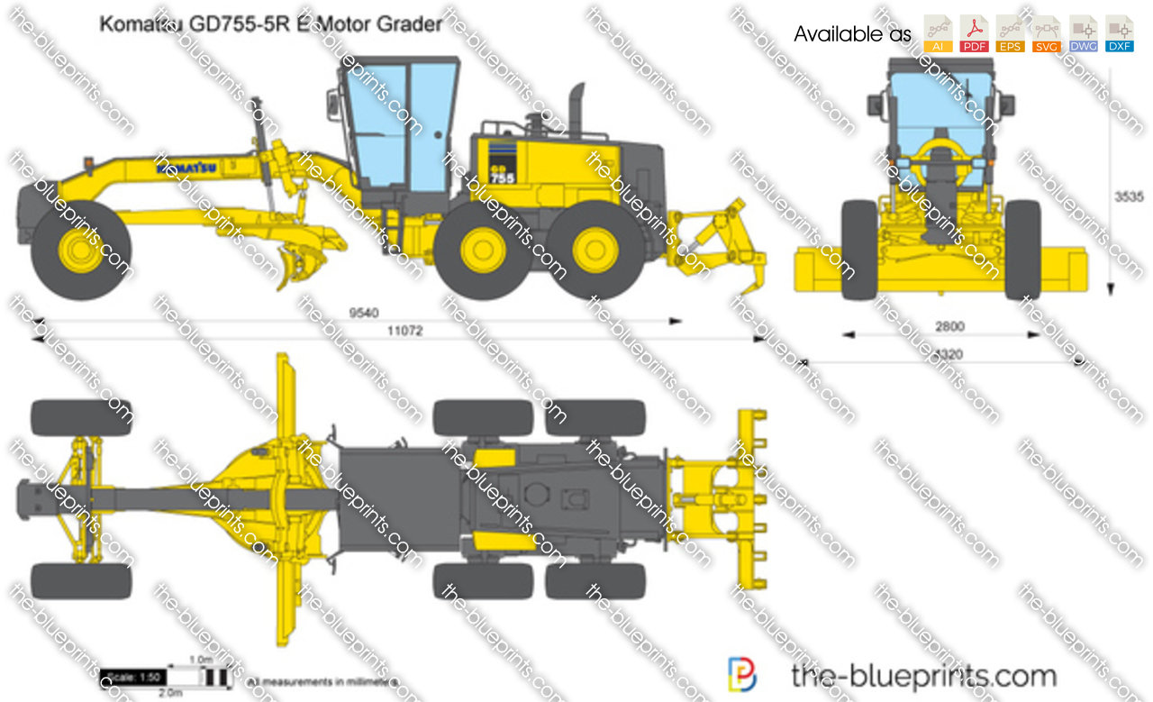 Komatsu Gd825 Motor Grader Wallpapers