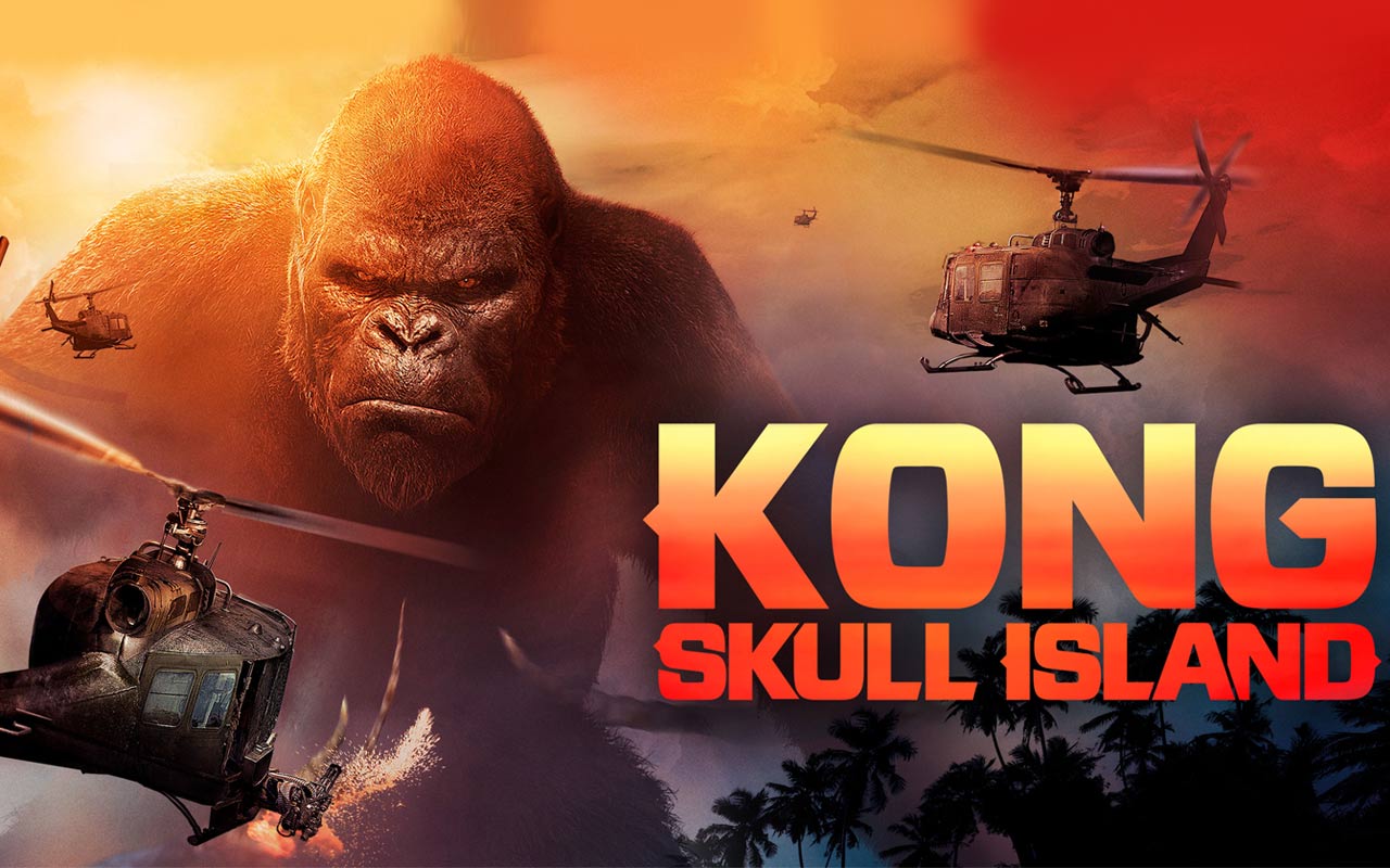 Kong Skull Island 4K Helicopter Wallpapers