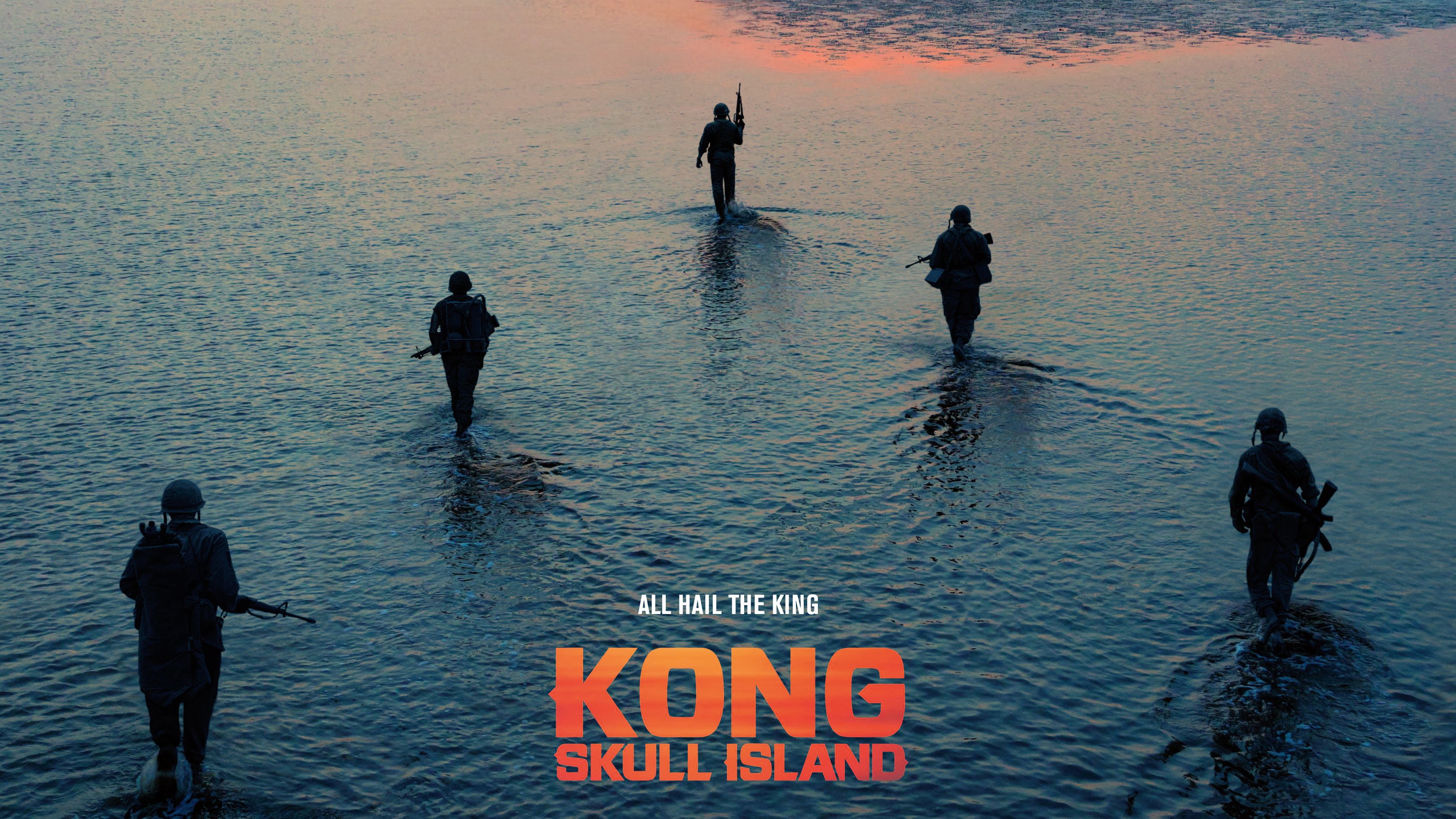 Kong Skull Island 4K Helicopter Wallpapers