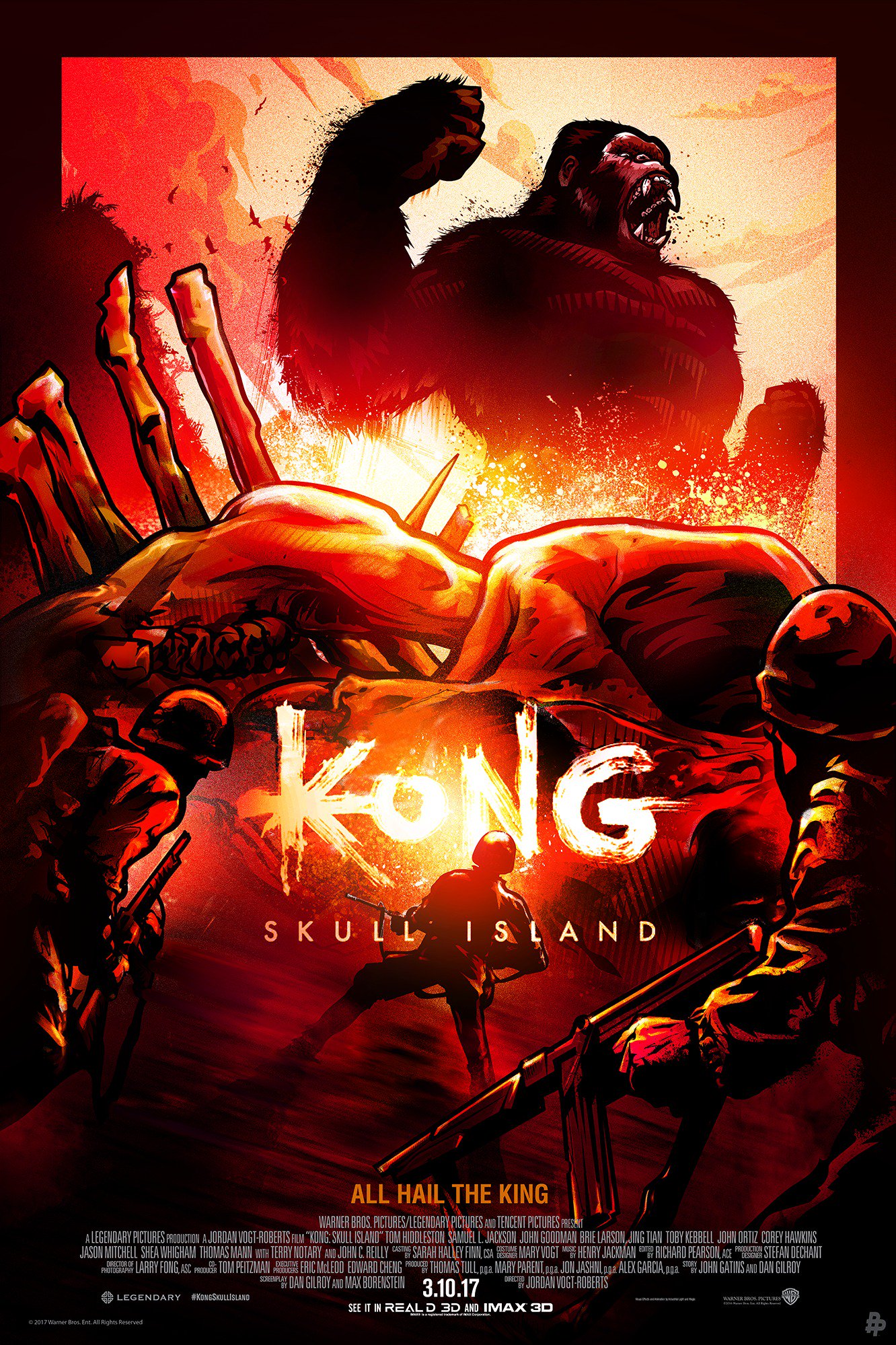 Kong Skull Island Hail The King Wallpapers