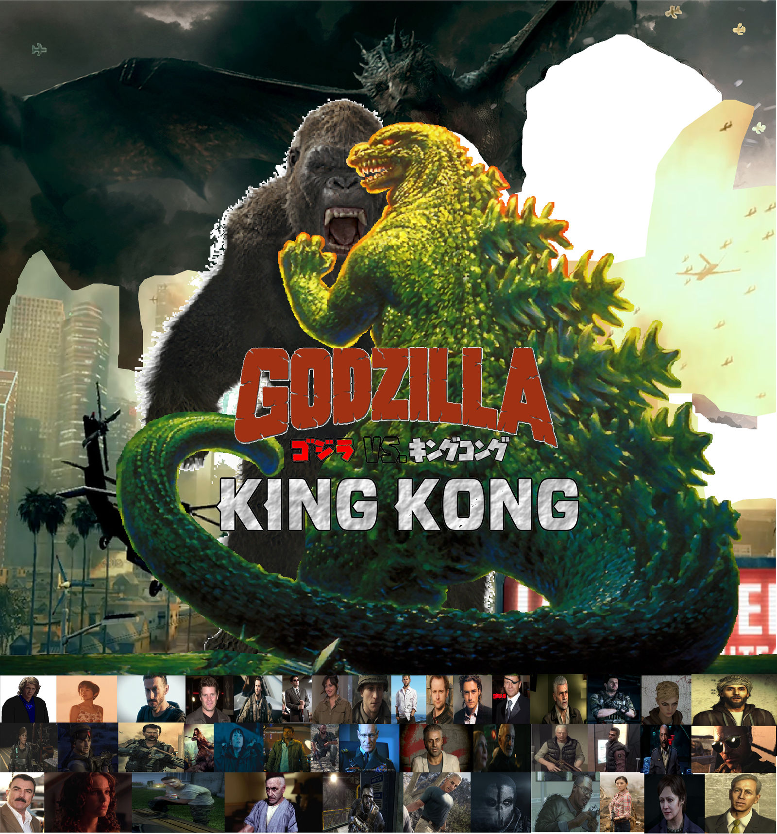 Kong Vs Godzilla Poster Wallpapers