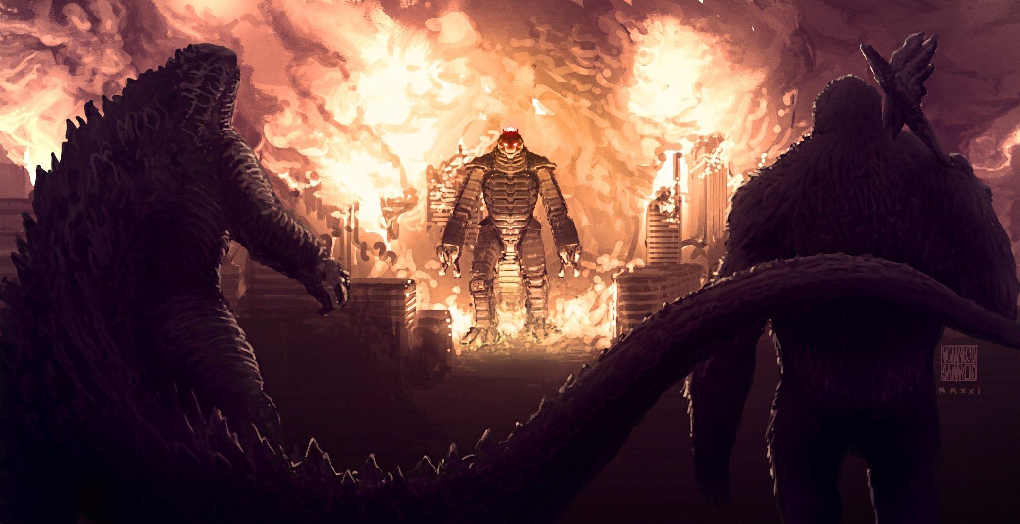 Kong Vs Mecha Godzilla Wallpapers