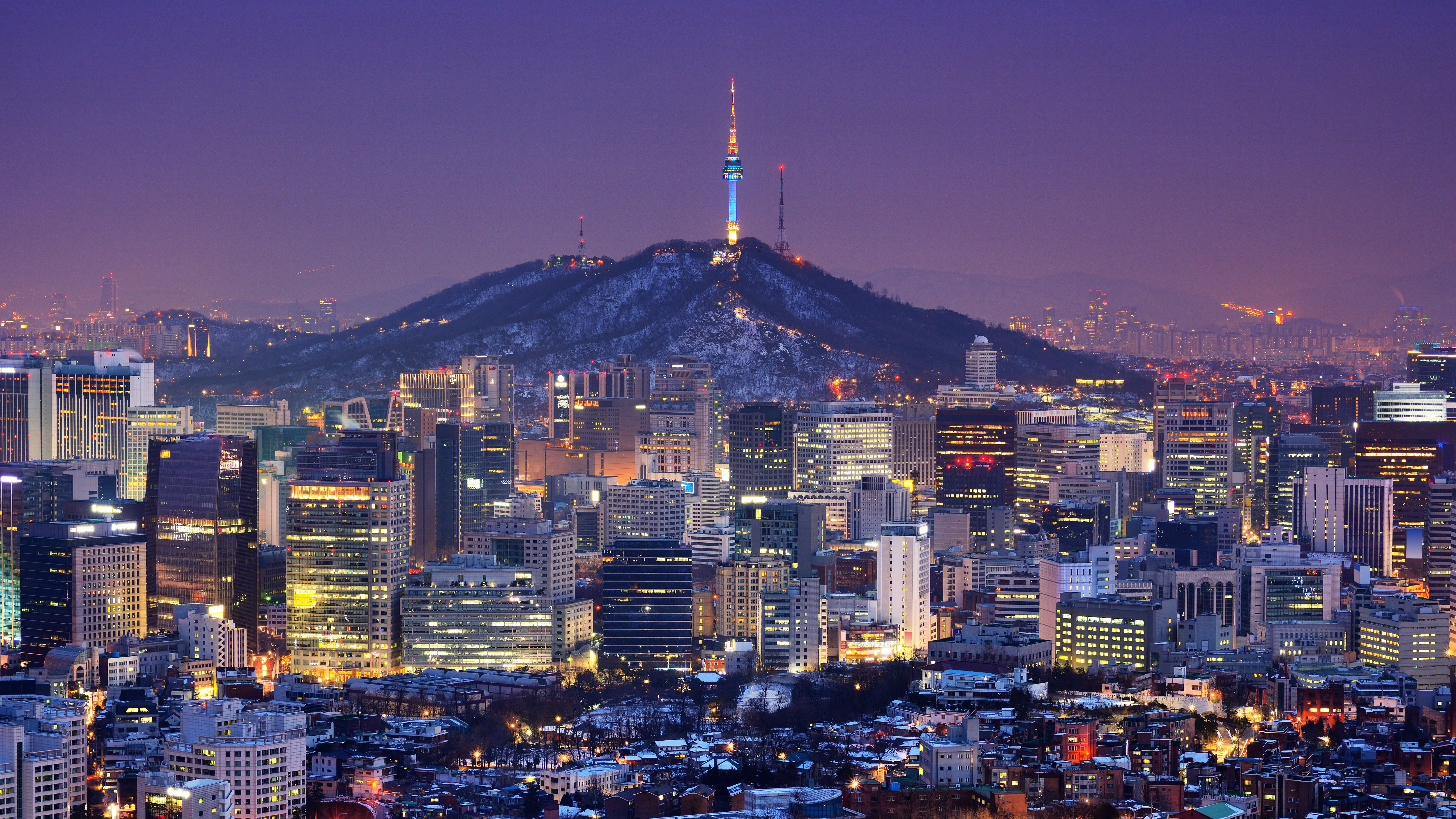 Korea Night View Wallpapers