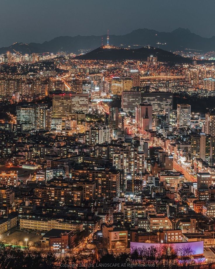 Korea Night View Wallpapers
