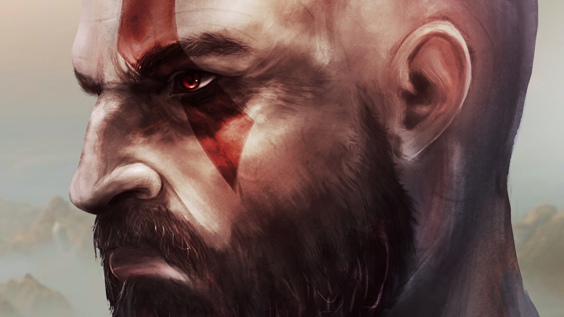 Kratos Cool God Of War Art Wallpapers