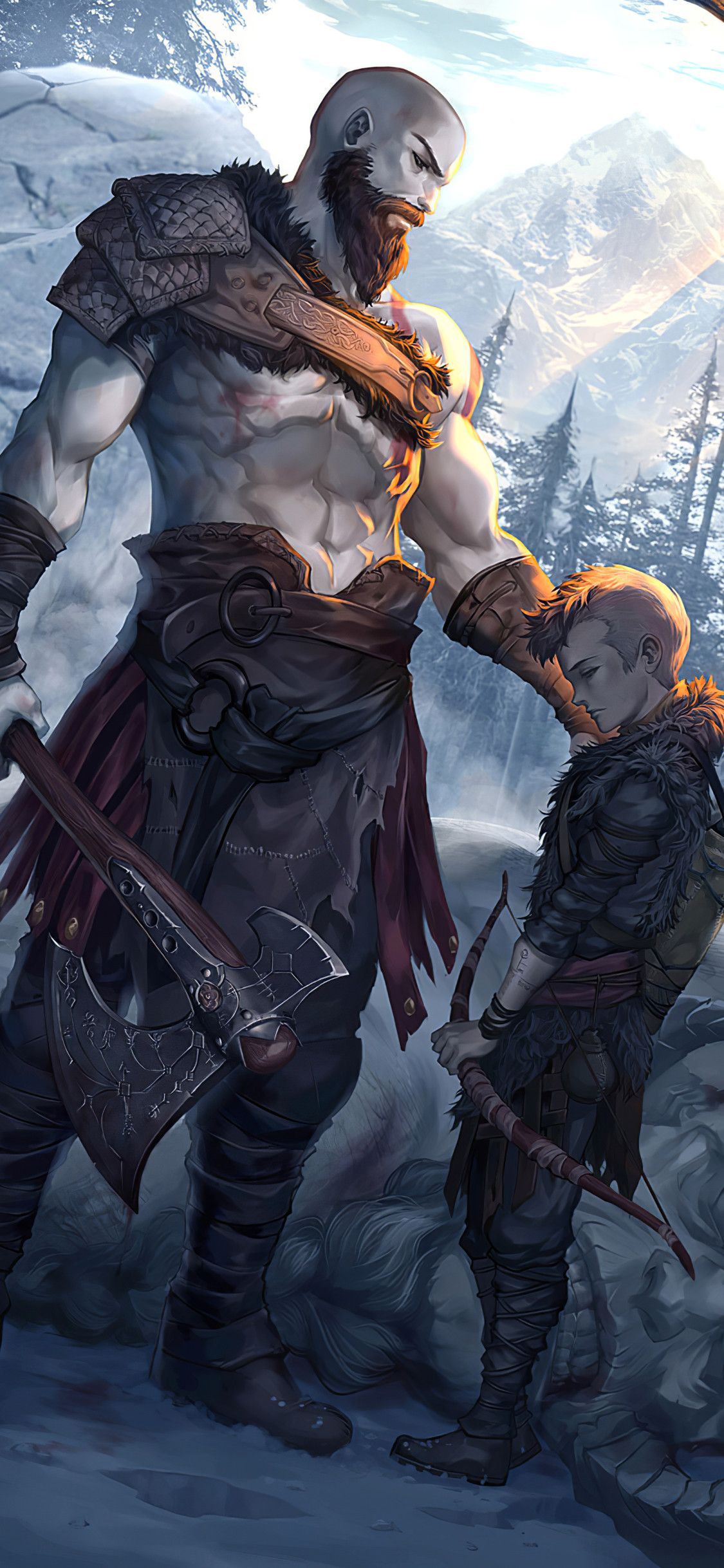 Kratos Cool God Of War Art Wallpapers