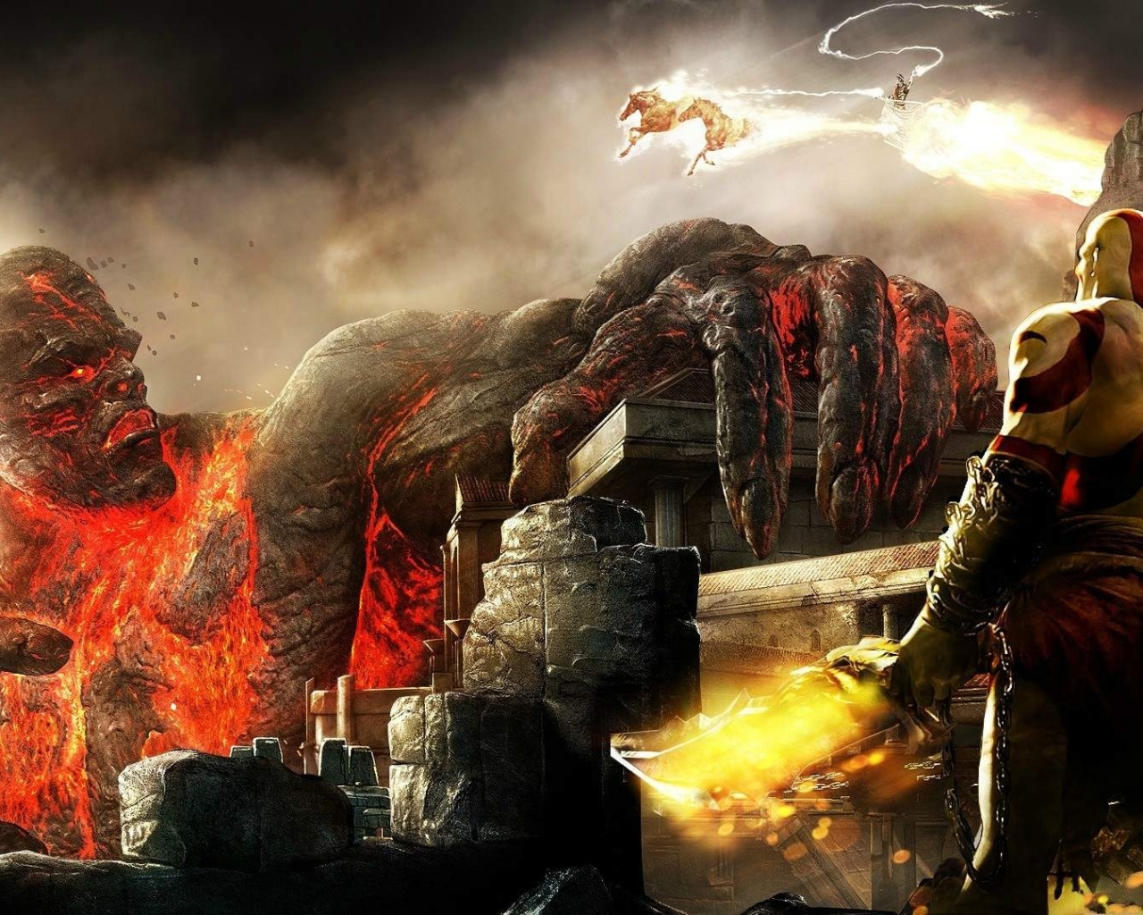 Kratos Cool God Of War Art Wallpapers