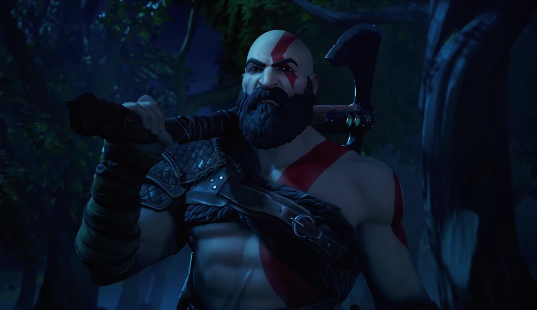 Kratos Fortnite Wallpapers