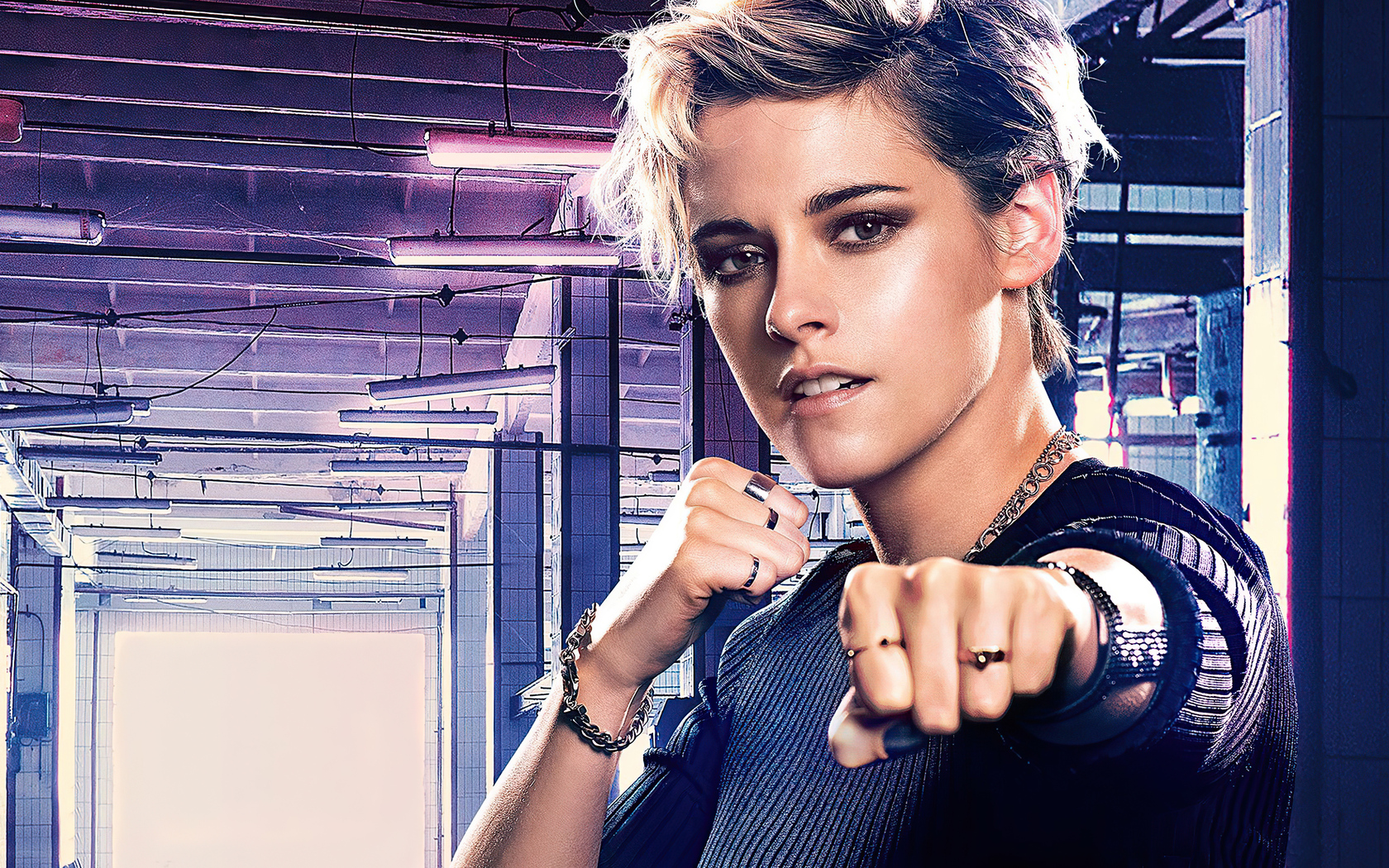 Kristen Stewart In Charlie'S Angels Movie Wallpapers