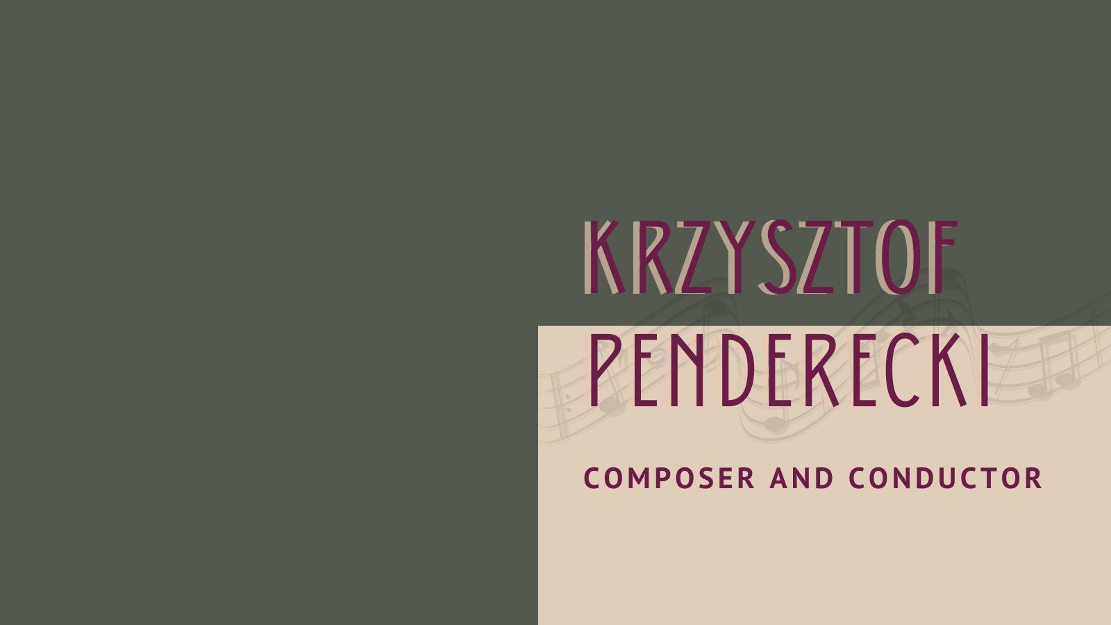 Krzysztof Penderecki Wallpapers