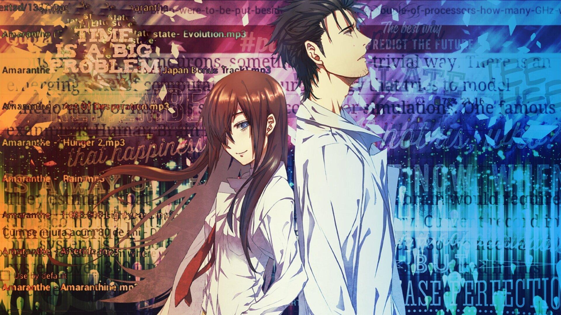 Kurisu Makise And Rintaro Okabe Wallpapers