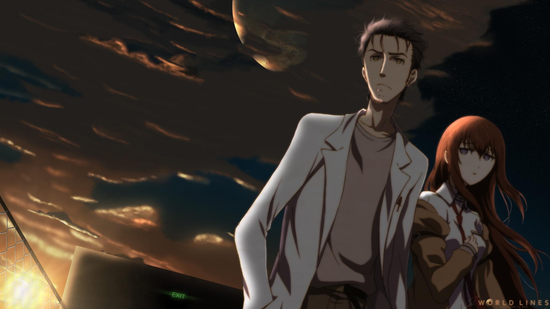 Kurisu Makise And Rintaro Okabe Wallpapers