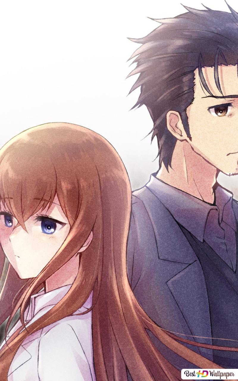 Kurisu Makise And Rintaro Okabe Wallpapers