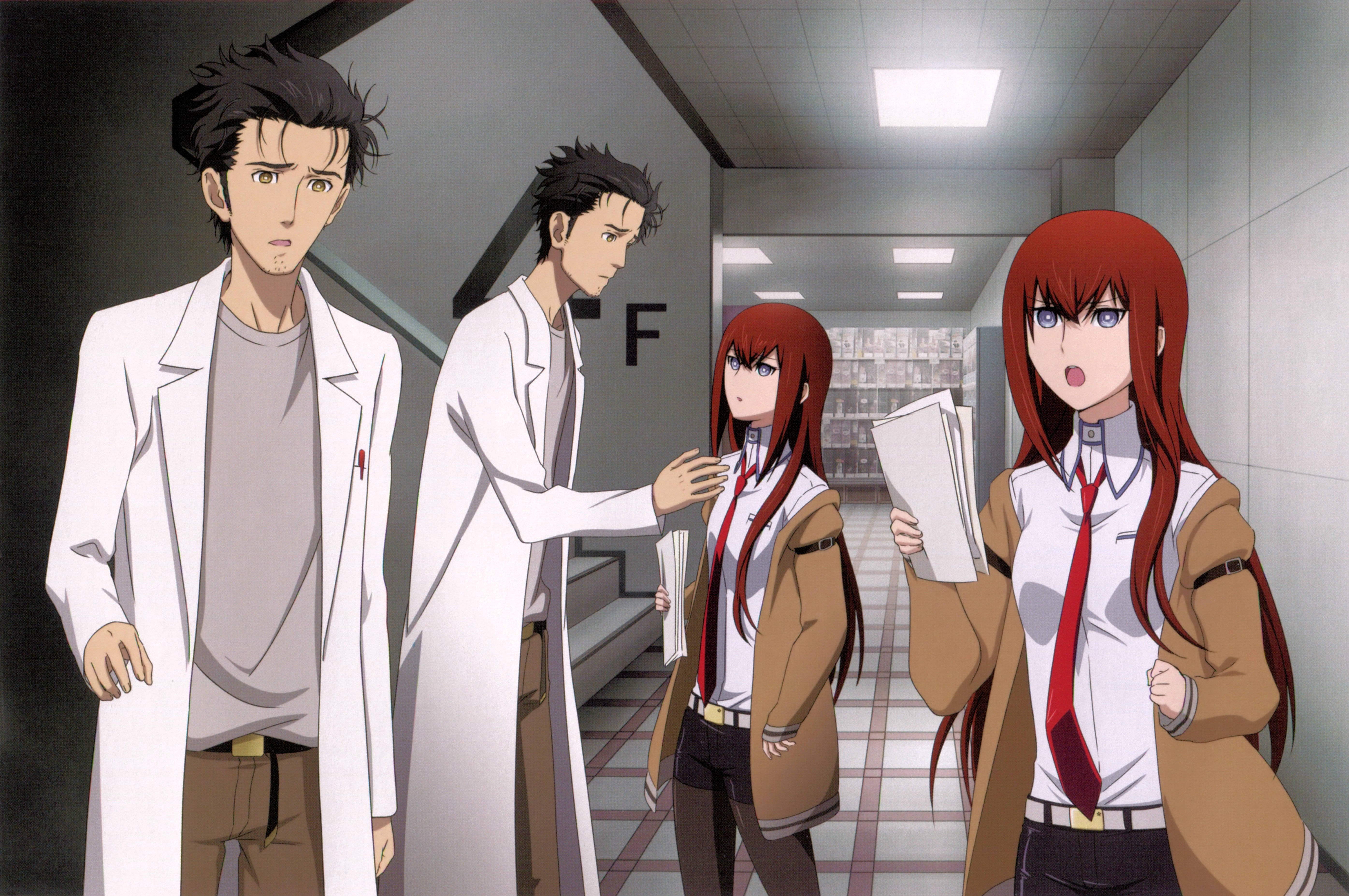 Kurisu Makise And Rintaro Okabe Wallpapers