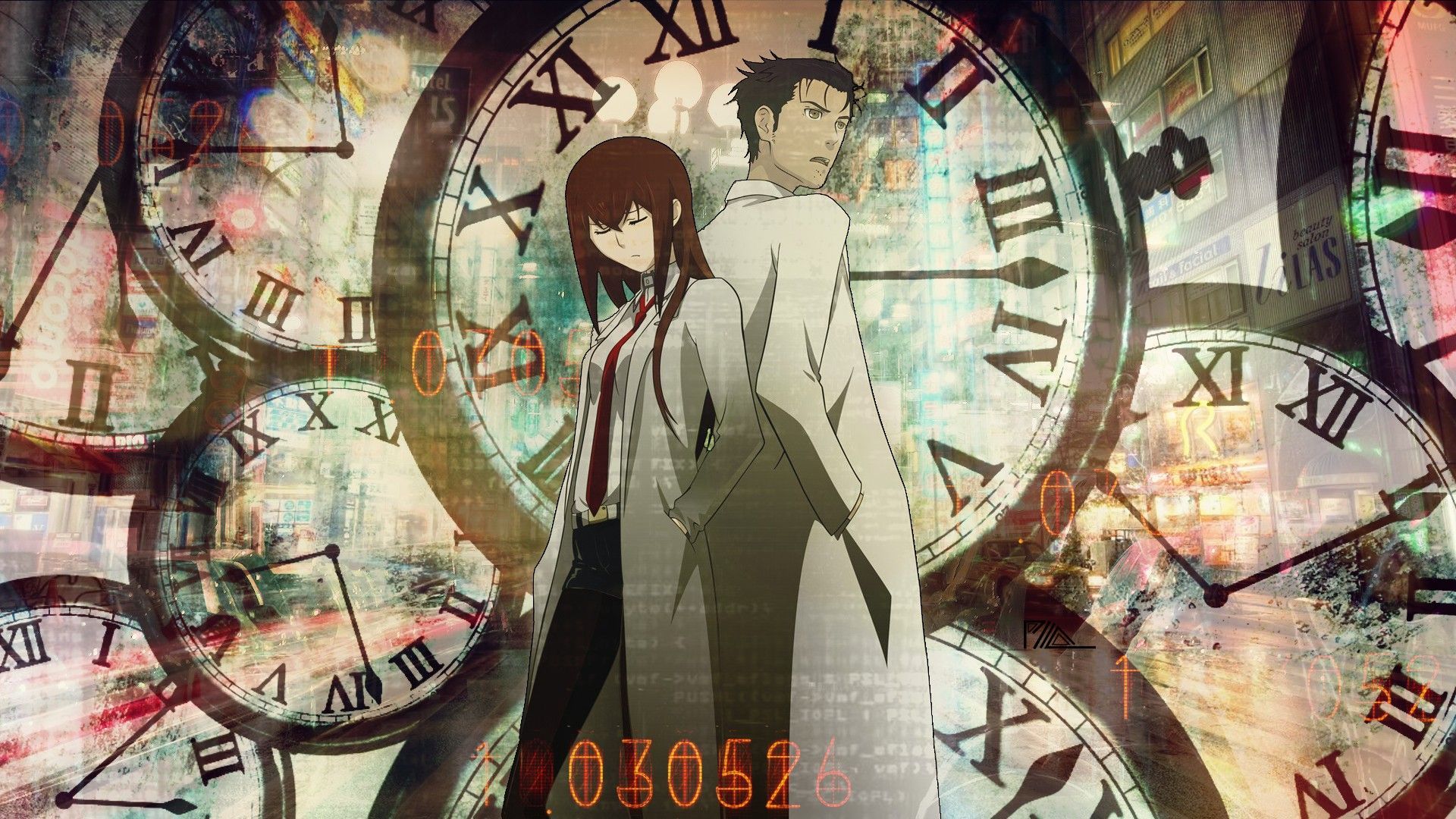 Kurisu Makise And Rintaro Okabe Wallpapers