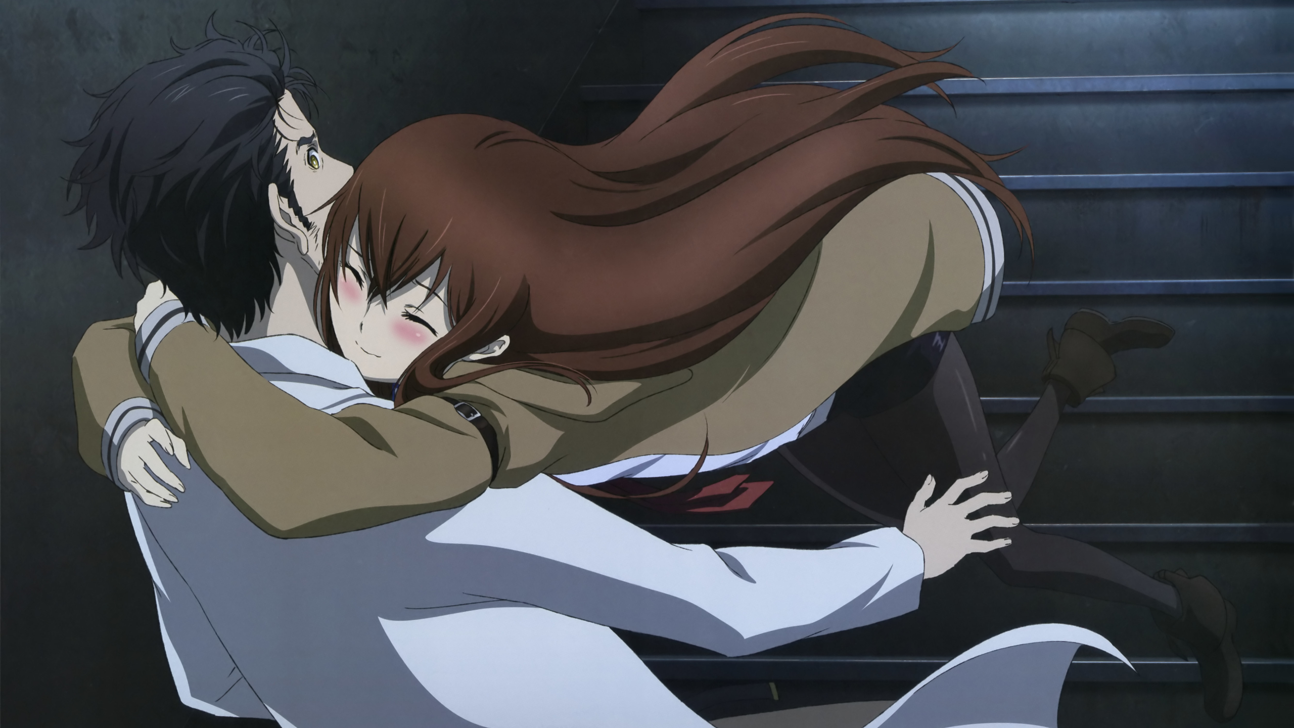 Kurisu Makise And Rintaro Okabe Wallpapers