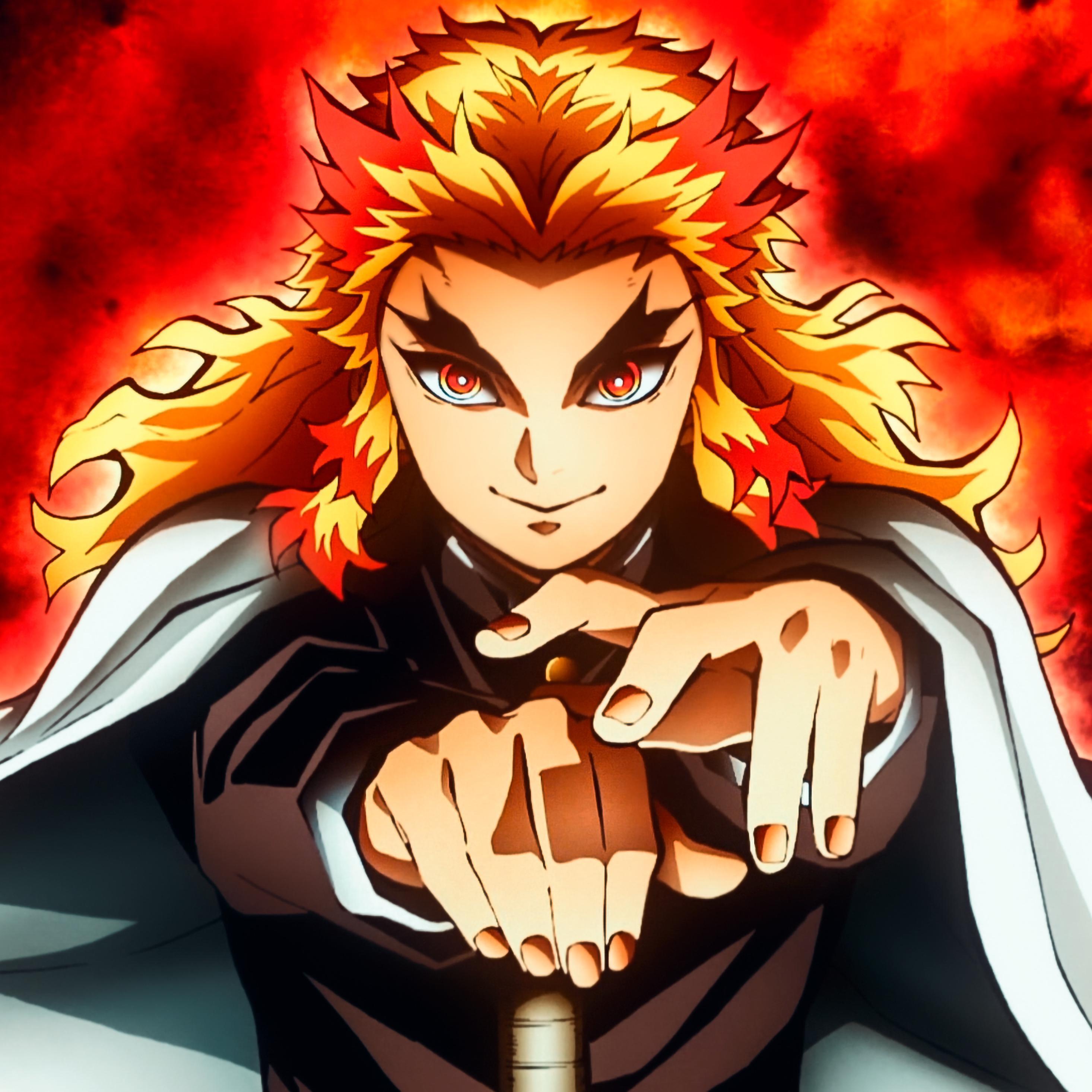 Kyojuro Rengoku Digital Art Wallpapers