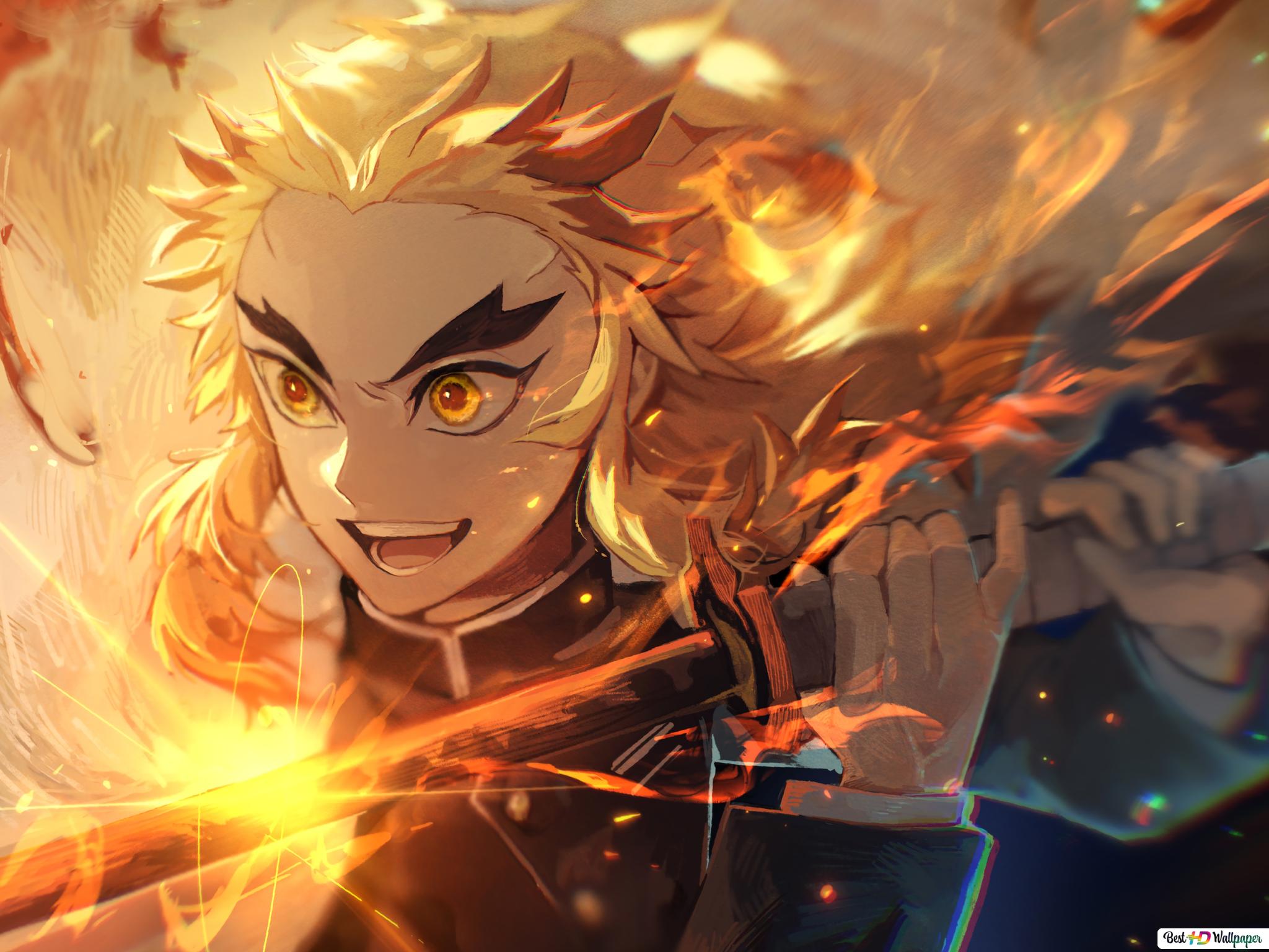 Kyojuro Rengoku From Demon Slayer Wallpapers