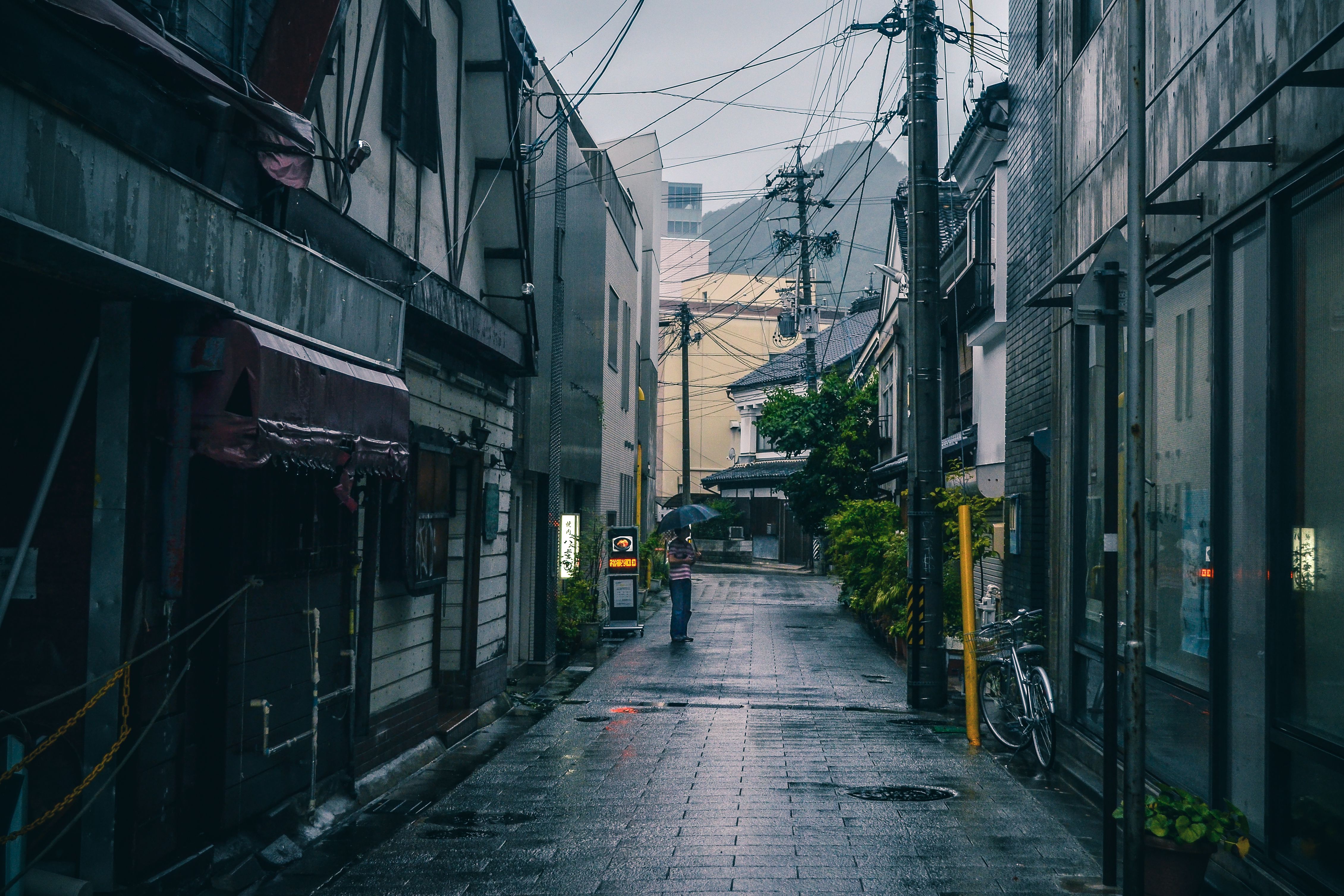 Kyoto Japan Alleyway Wallpapers