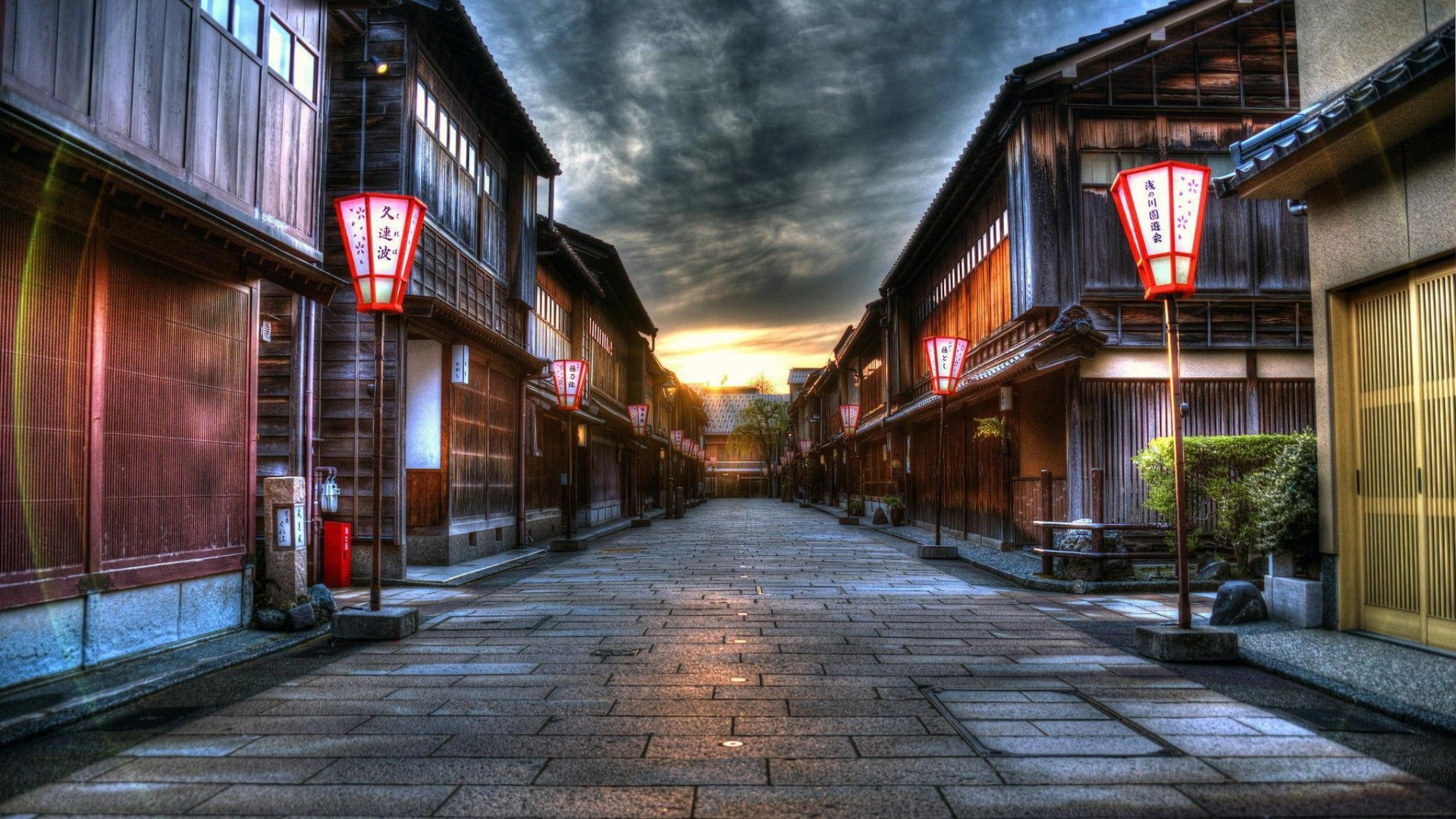 Kyoto Japan Alleyway Wallpapers