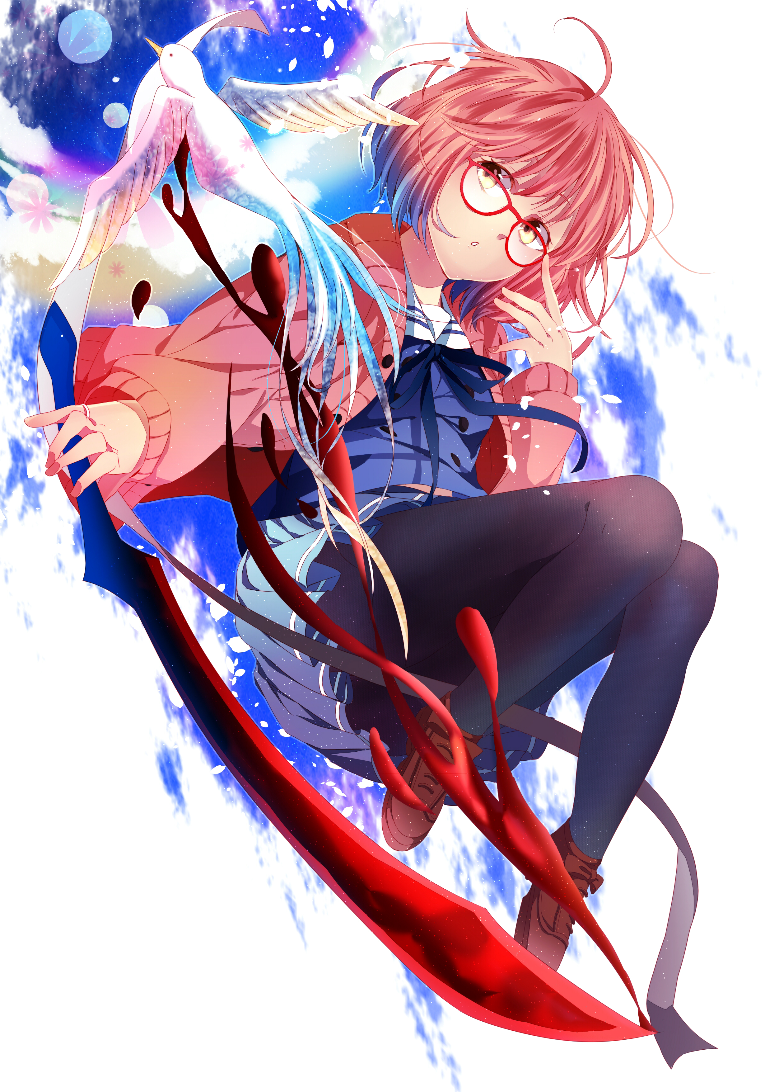 Kyoukai No Kanata Anime Girl Kuriyama Mirai Wallpapers