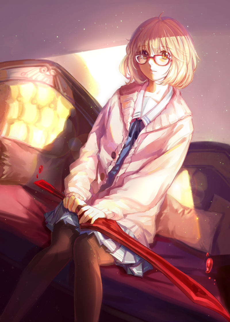 Kyoukai No Kanata Anime Girl Kuriyama Mirai Wallpapers