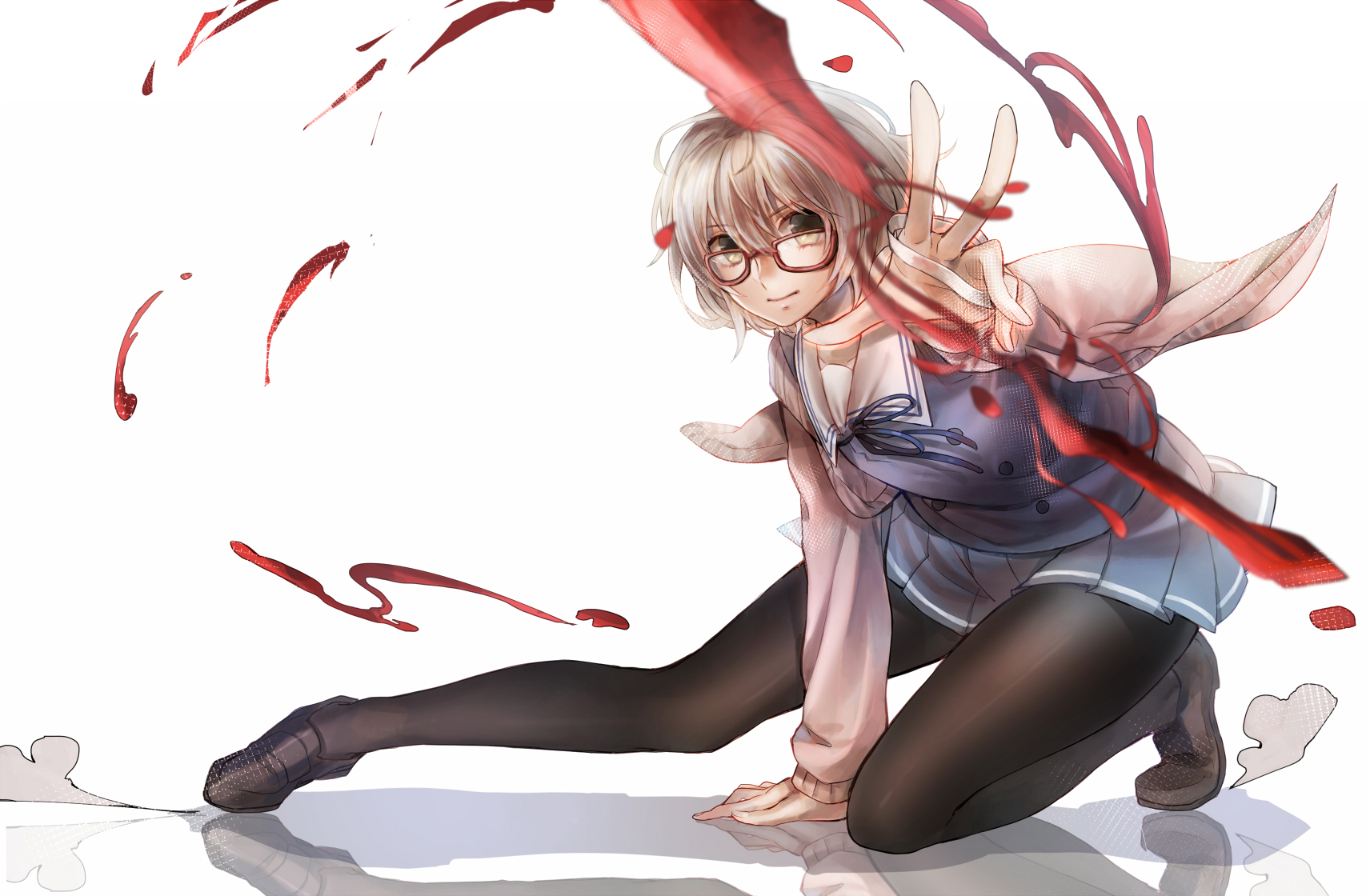 Kyoukai No Kanata Anime Girl Kuriyama Mirai Wallpapers