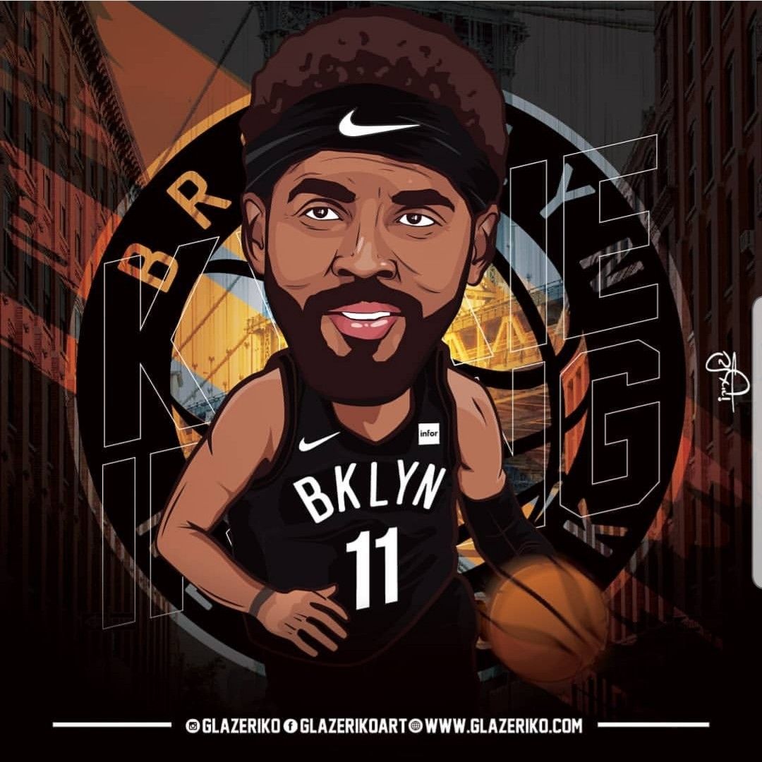 Kyrie Irving Nets Cartoon Wallpapers