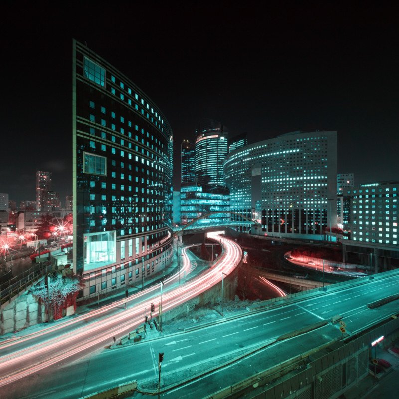 La Cityscape In Infrared Wallpapers