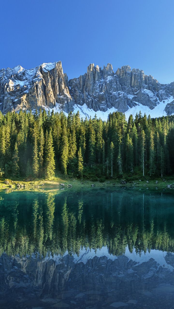 Lagoon Mountains Wallpapers