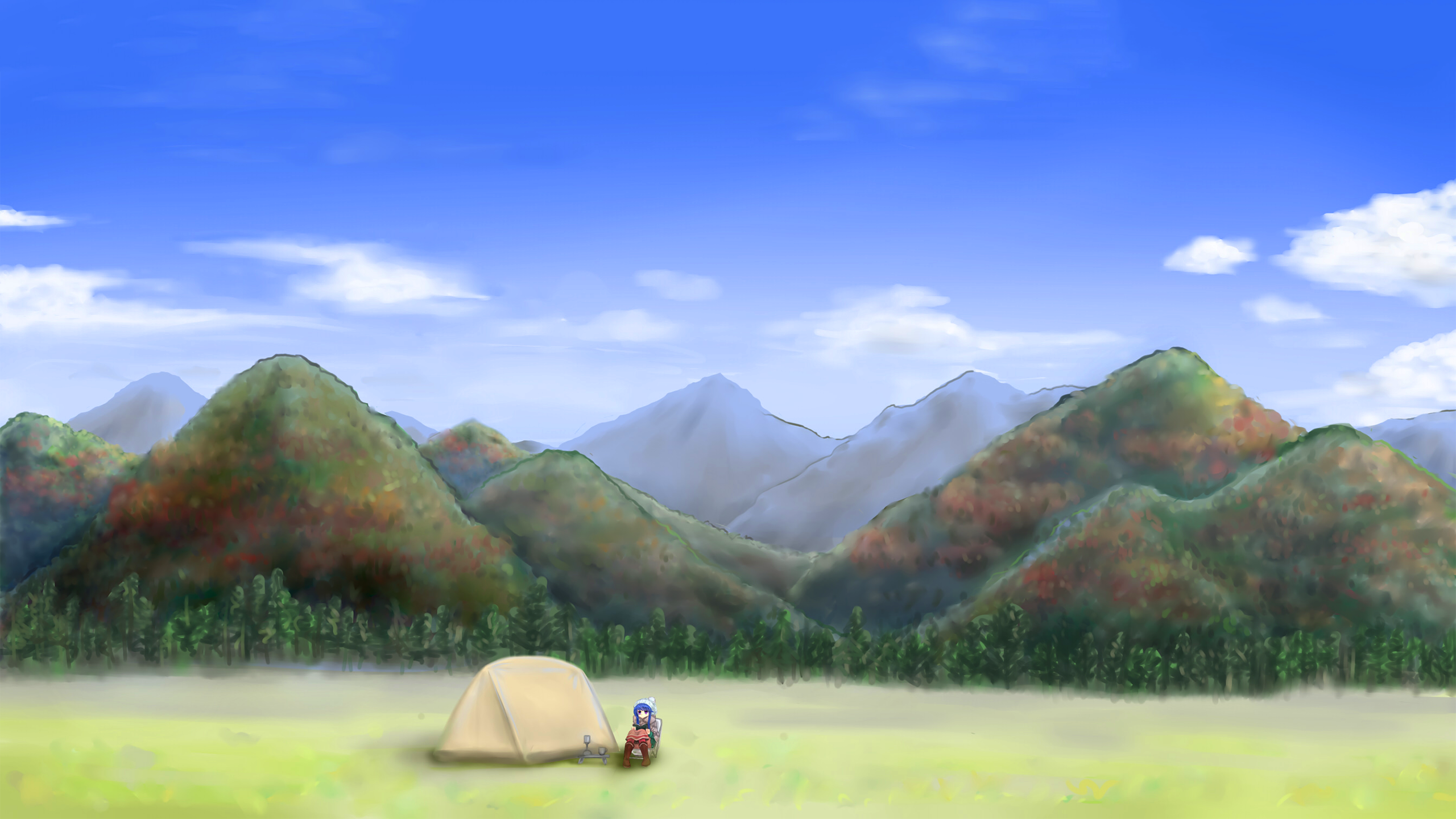 Laid Back Camp Wallpapers