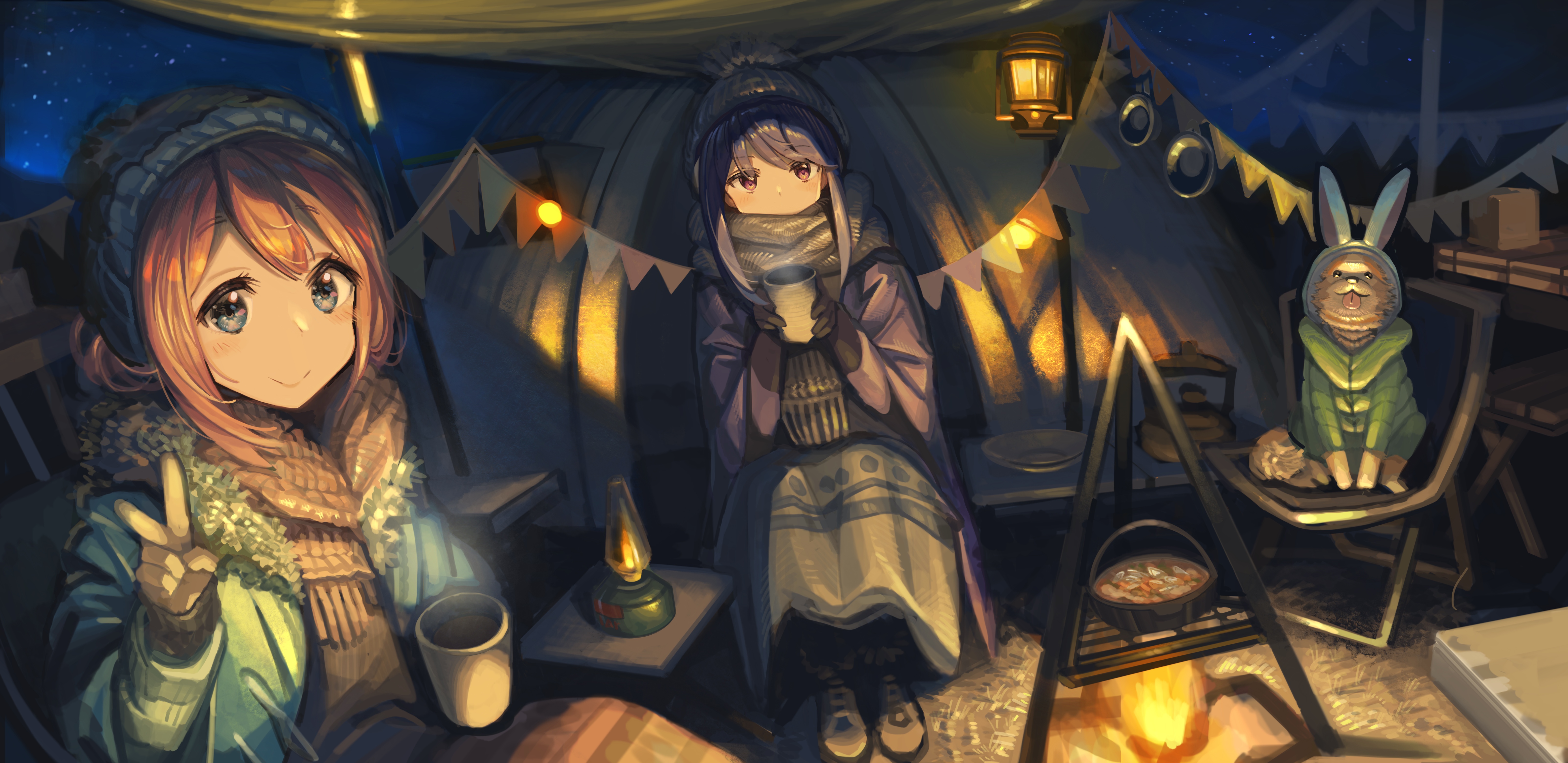 Laid Back Camp Wallpapers