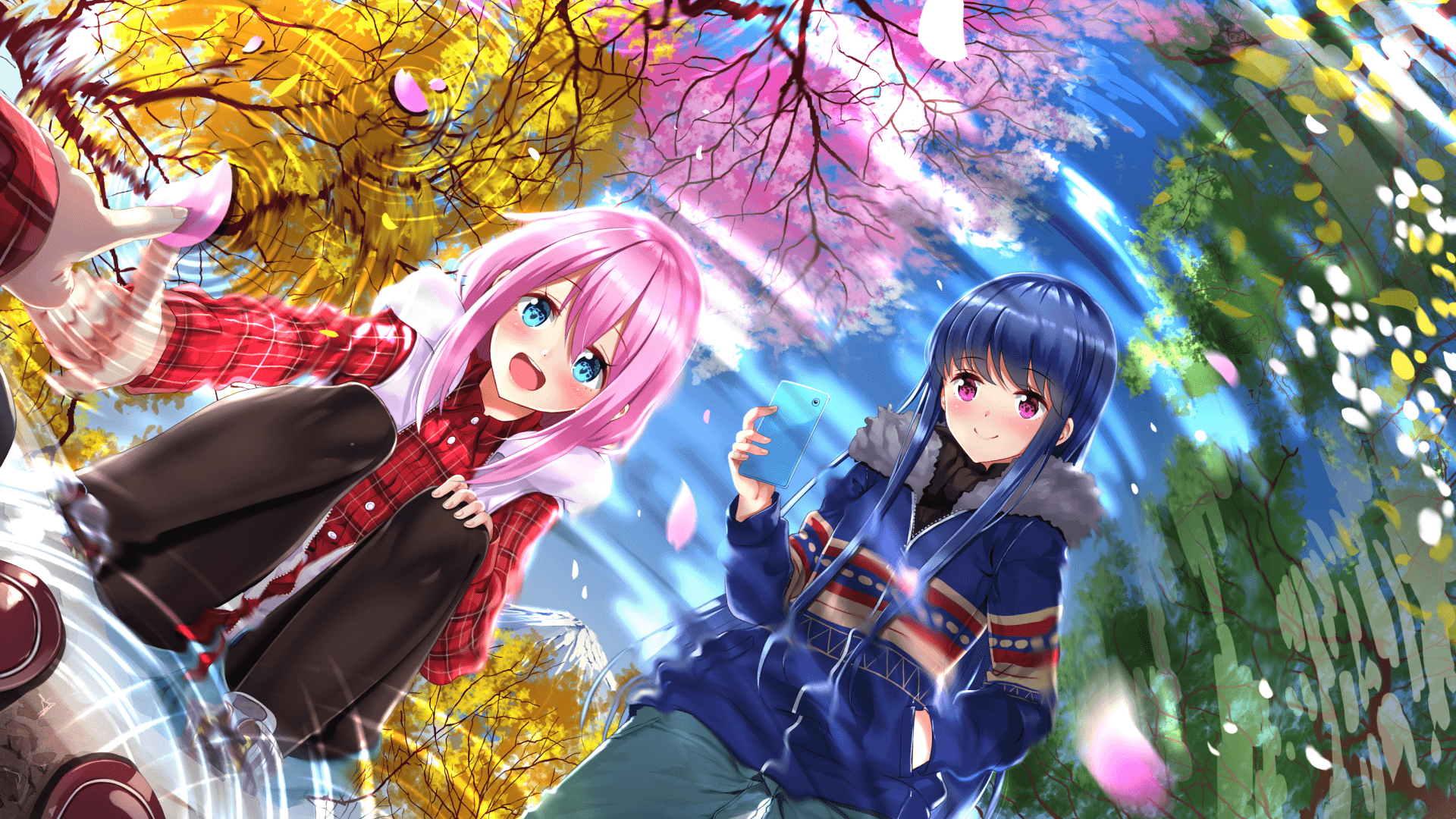 Laid Back Camp Wallpapers