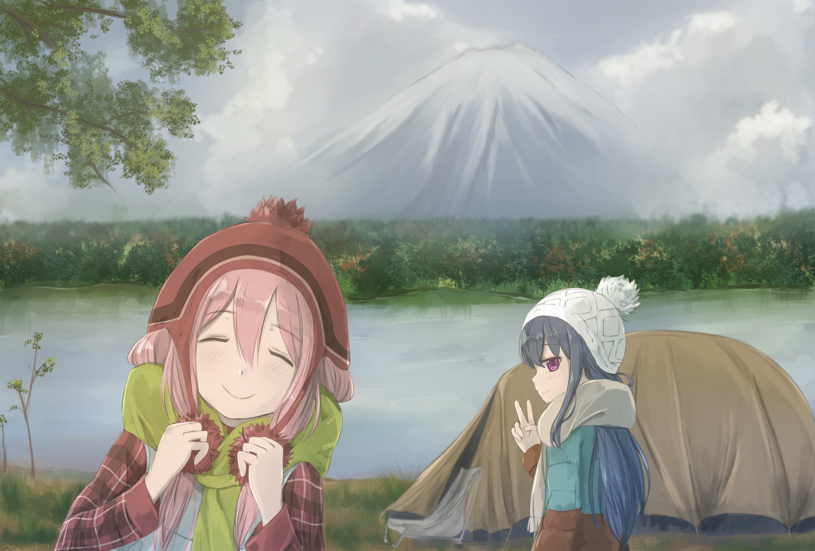 Laid-Back Camp Wallpapers